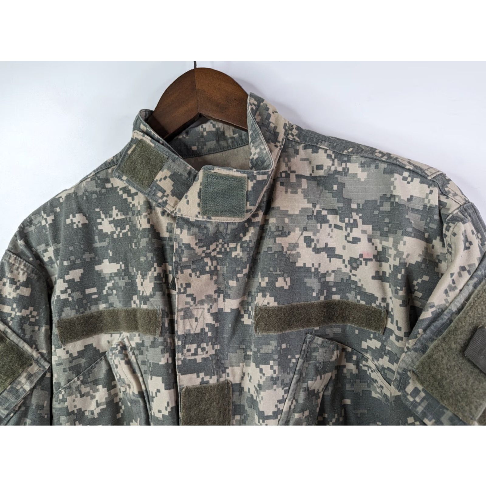 Vintage VINTAGE US Army Jacket Shirt Mens M Digital Camo Military Combat Uniform USA Size US M / EU 48-50 / 2 - 2 Thumbnail