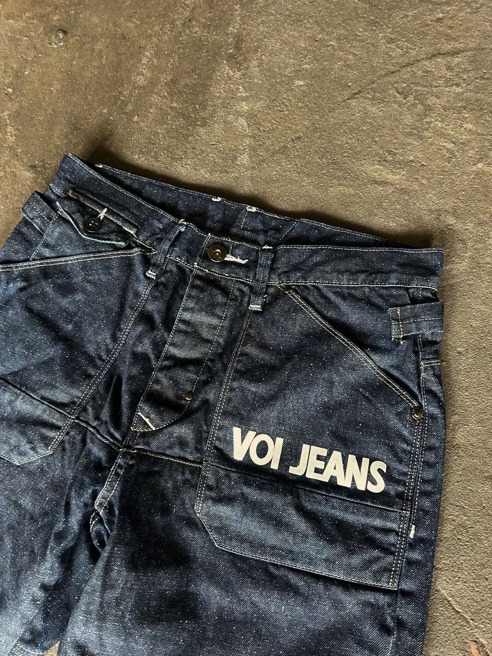 Hysteric Glamour × Japanese Brand VTG Balenciaga Evisu Style Washed Faded Distressed Jeans Size US 30 / EU 46 - 3 Thumbnail