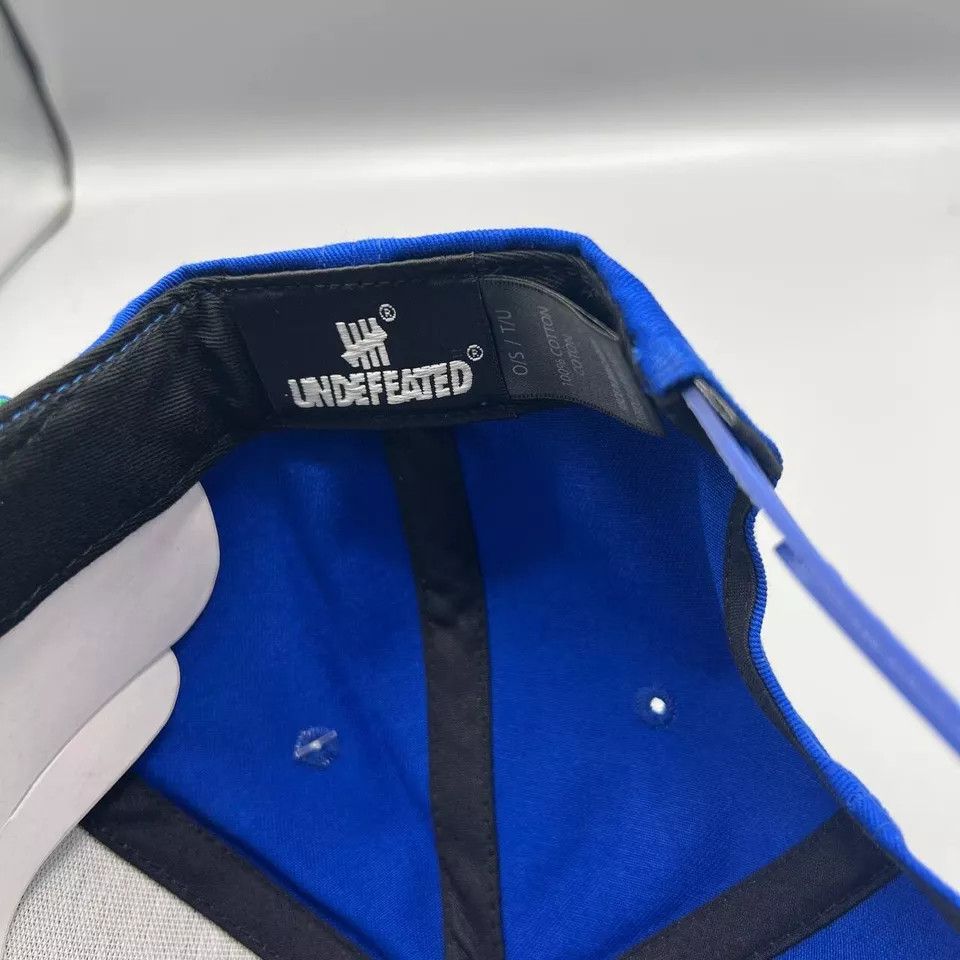 Undefeated Undefeated Hat Men Blue Big Logo Snap Back Cap New Size ONE SIZE - 6 Thumbnail
