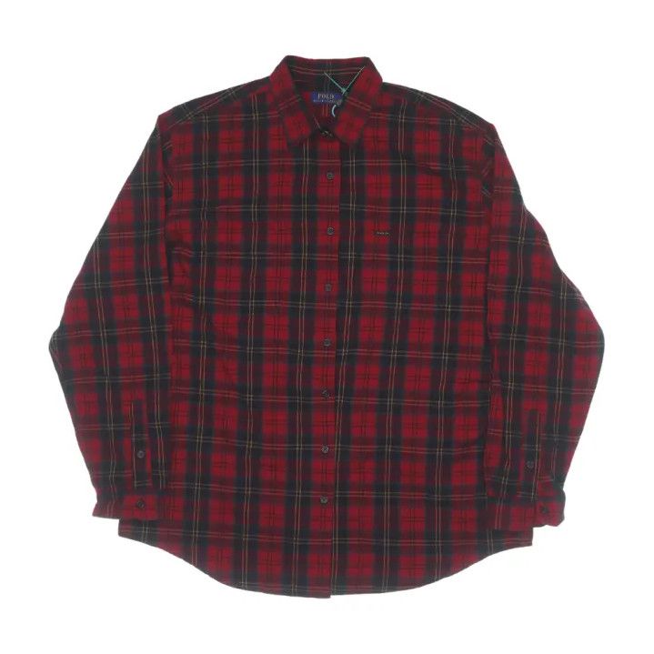 Polo Ralph Lauren Polo Ralph Lauren Men's Red Plaid Long-Sleeve Shirt Size US XXL / EU 58 / 5 - 1 Thumbnail