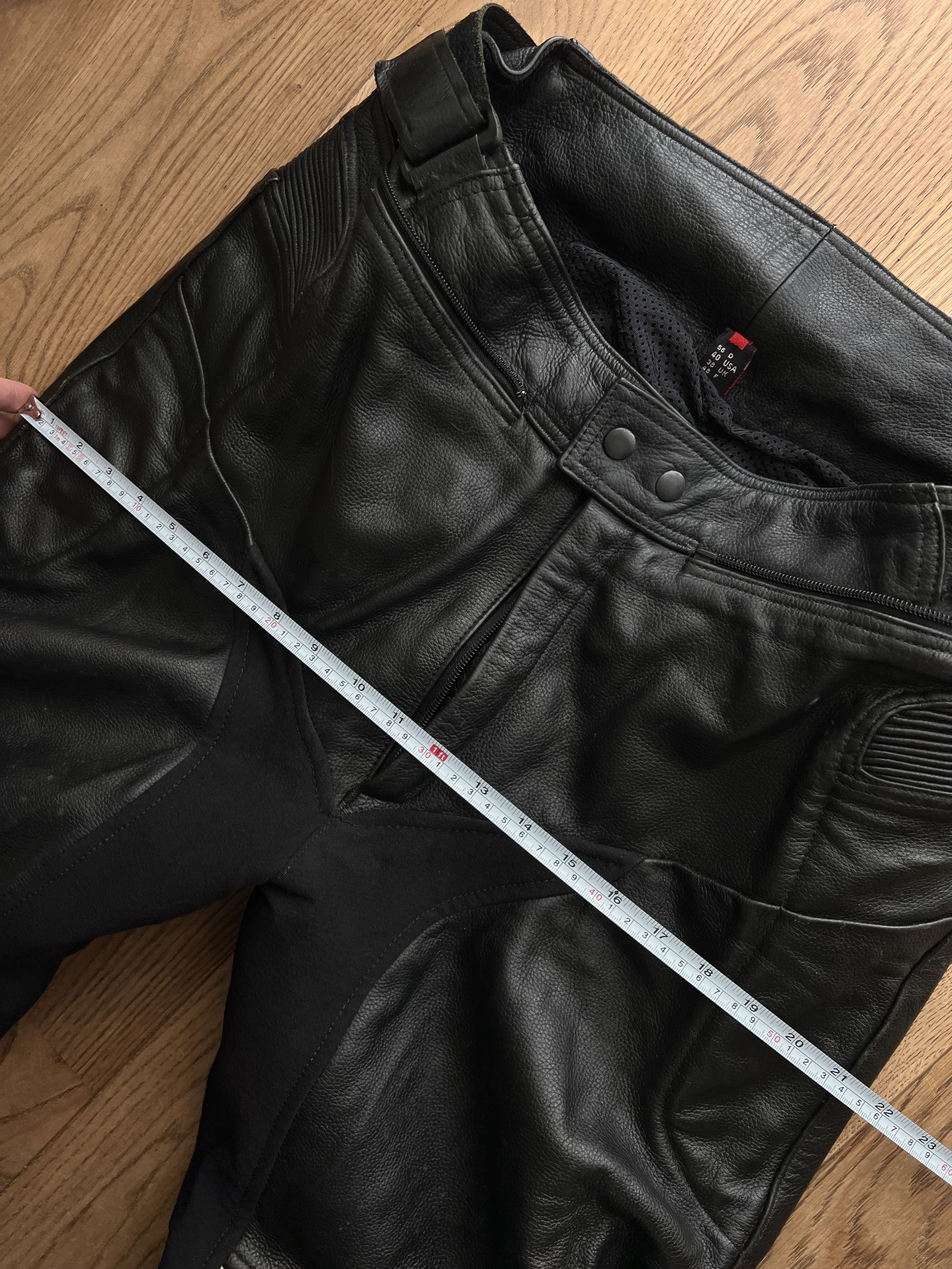 Yohji Yamamoto SICK VINTAGE 2000S RACING BIKER LEATHER PANTS I6W9 LGB VIBE Size US 36 / EU 52 - 9 Thumbnail