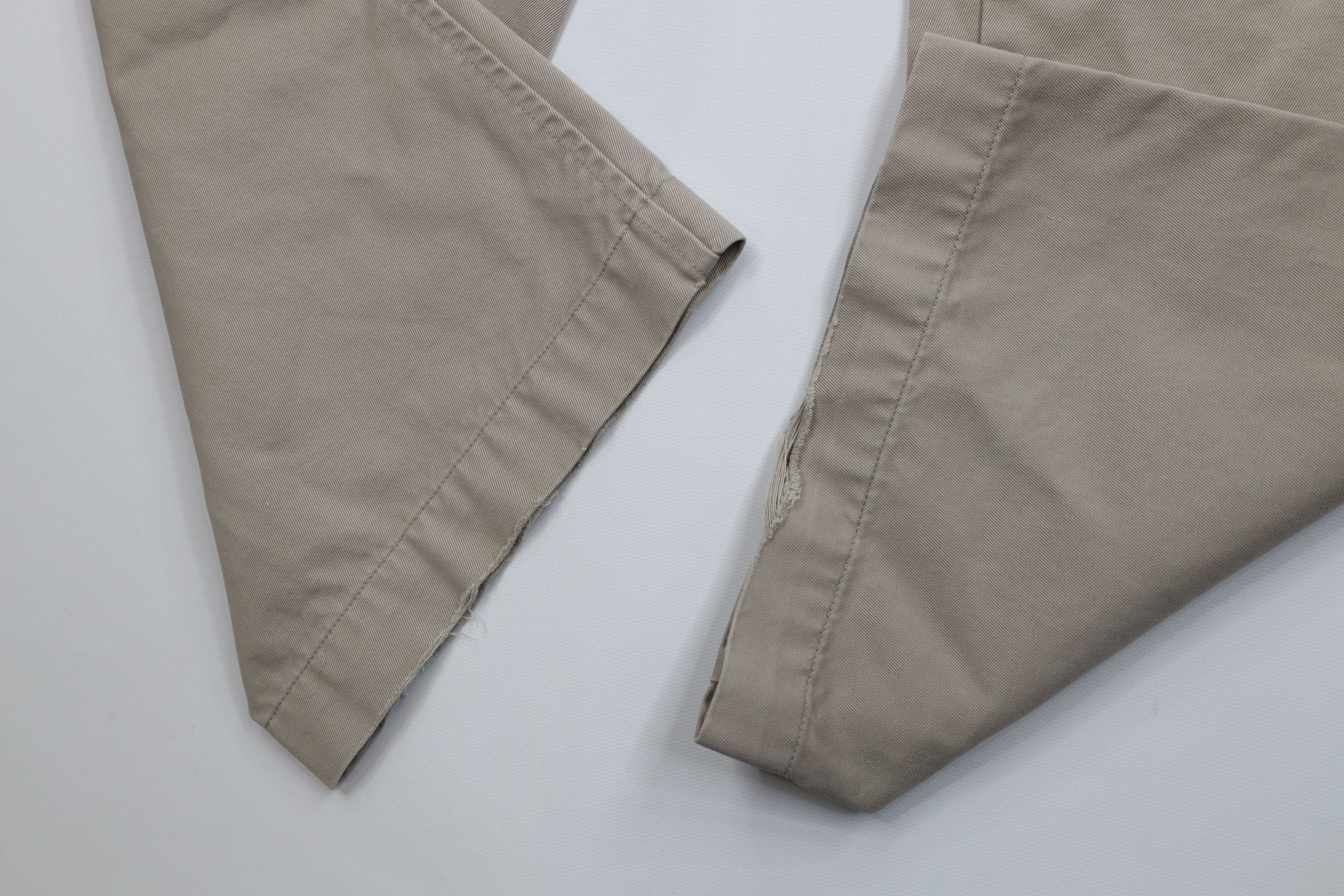 Gap Vintage Y2K Gap Relaxed Fit Wide Leg Chino Pants Beige Size US 34 / EU 50 - 7 Thumbnail