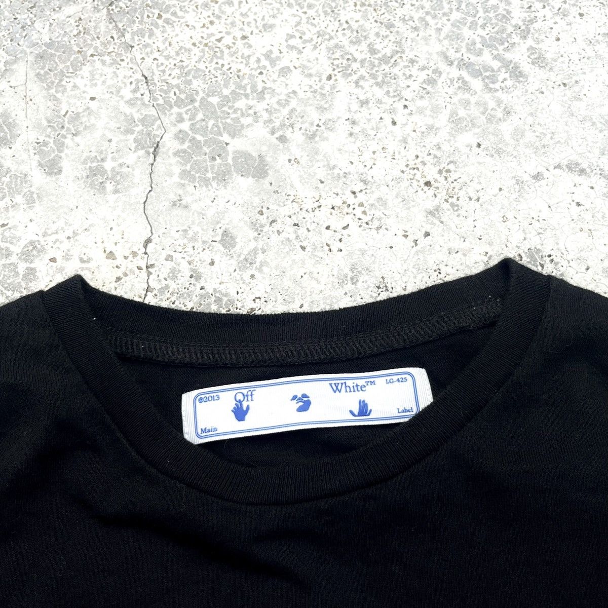 Off-White Off White Virgil Abloh Pink Marker Cross Design Longsleeve Size US S / EU 44-46 / 1 - 6 Thumbnail