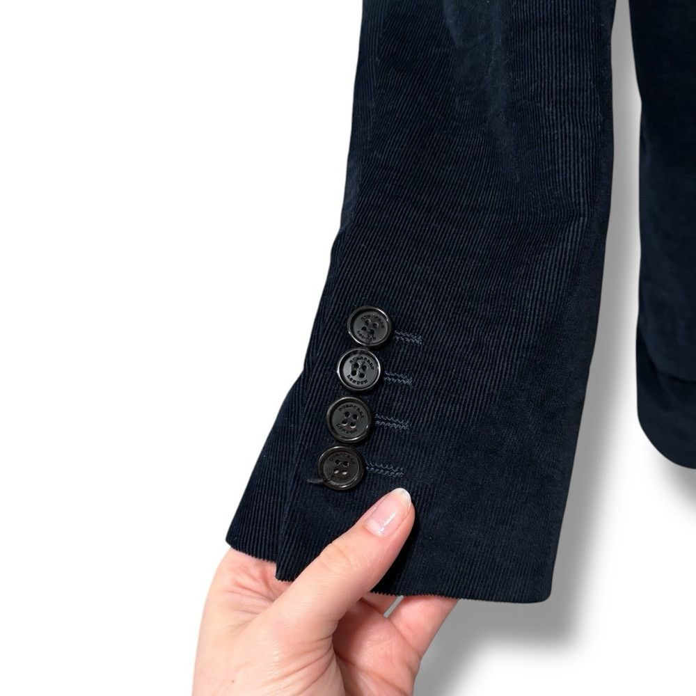 Burberry Burberry Men's Corduroy Navy Blue Blazer Jacket Size 44R Size 44R - 4 Thumbnail