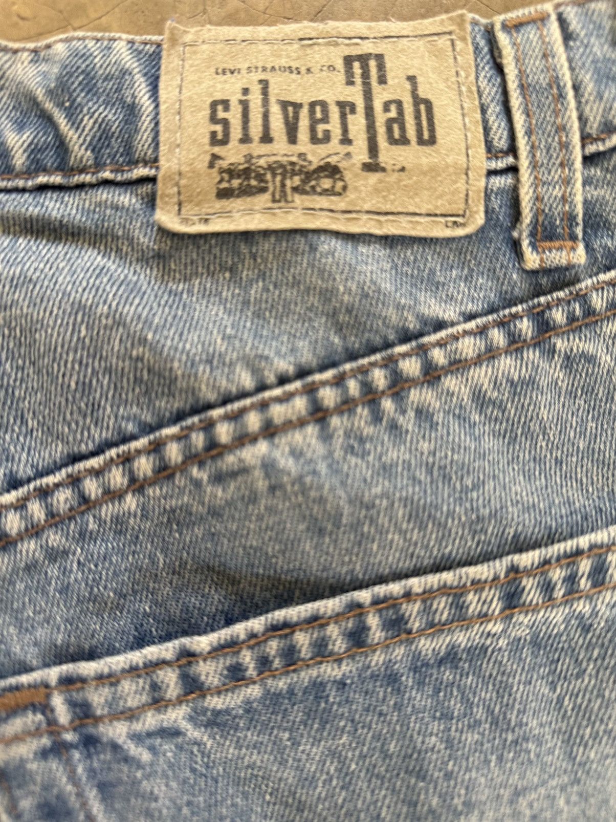 Levi's Vtg 90s Levis Silvertab baggy pants Size US 35 - 3 Thumbnail