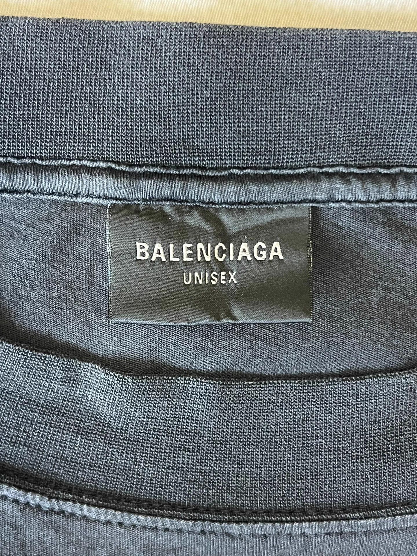 Balenciaga Balenciaga Pigalle Street Night Print Black Short Sleeve Tee Size L / US 10 / IT 46 - 5 Thumbnail
