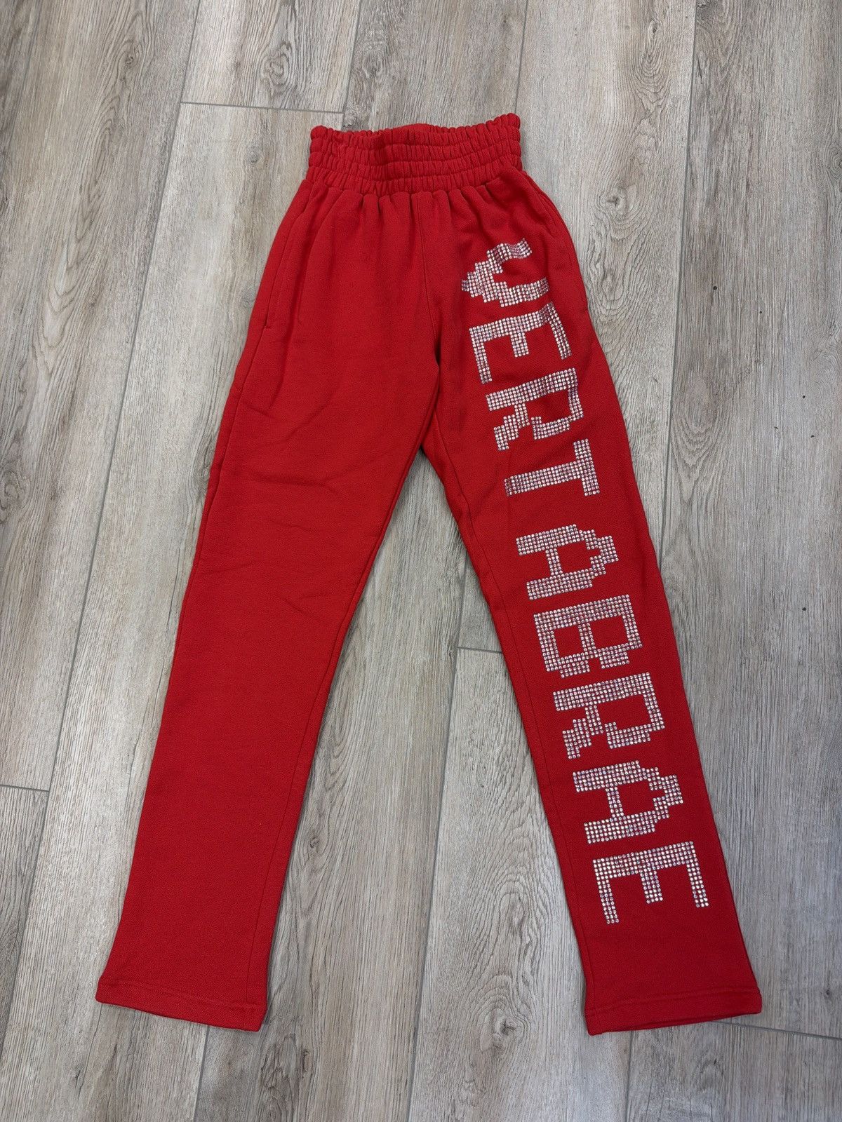 Vertabrae Vertabrae crystals red sweatpant medium Size US 32 / EU 48 - 1 Thumbnail