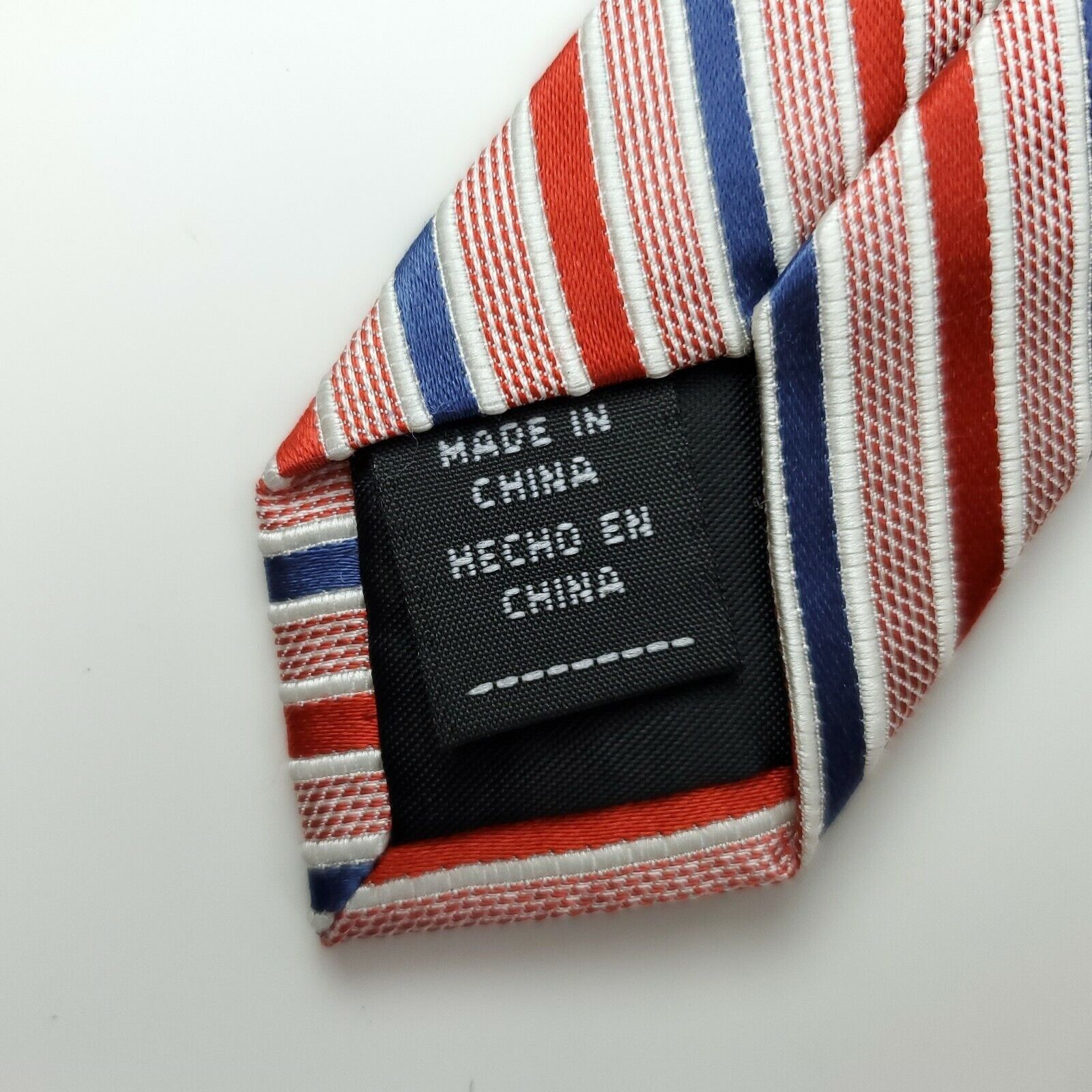 Croft & Barrow Croft & Barrow Red Striped Silk Tie Wide Size ONE SIZE - 4 Thumbnail