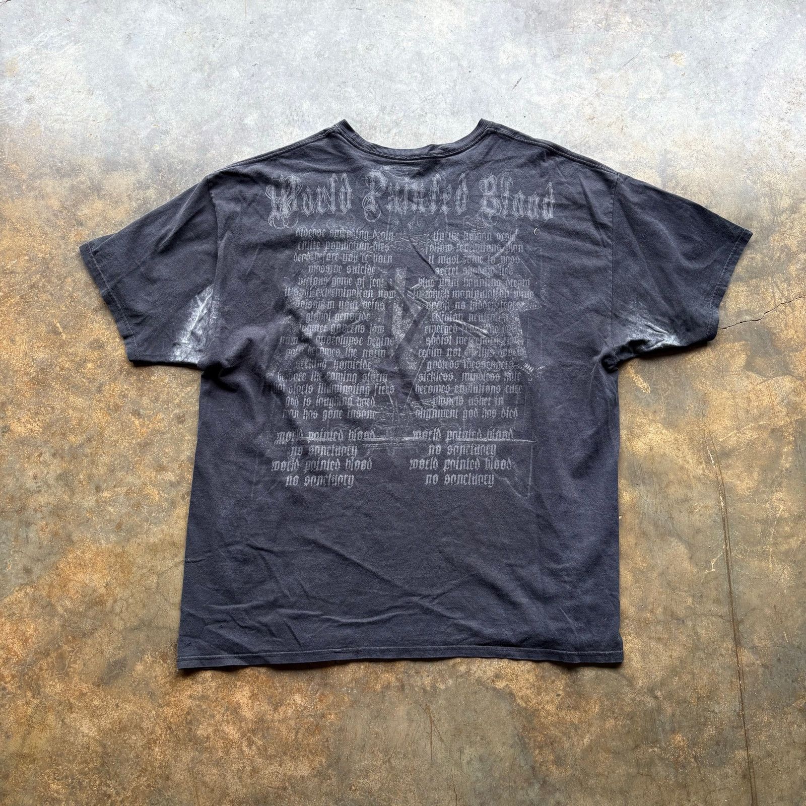 Slayer Vintage Y2K Super Faded Slayer T-shirt Size US L / EU 52-54 / 3 - 6 Thumbnail
