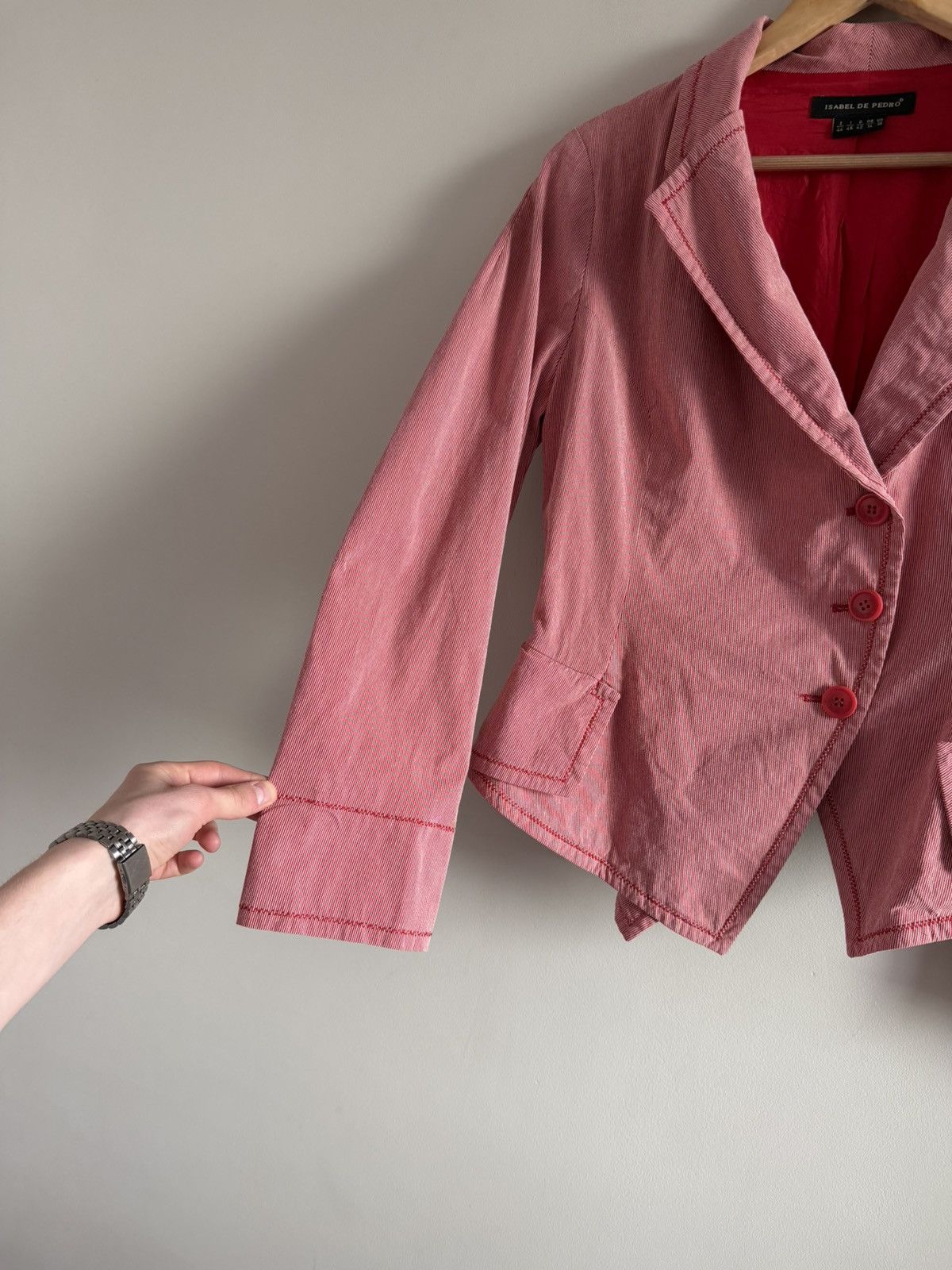 Vintage Asymmetric Tailored Blazer Pink Avant-Garde Size L / US 10 / IT 46 - 3 Thumbnail