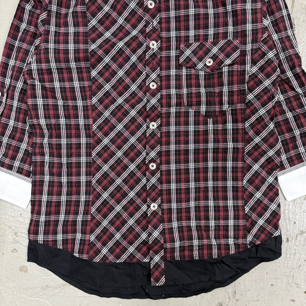 If Six Was Nine Semantic design Gothic Punk Riot Flannel Doibke Collar Size US M / EU 48-50 / 2 - 2 Thumbnail