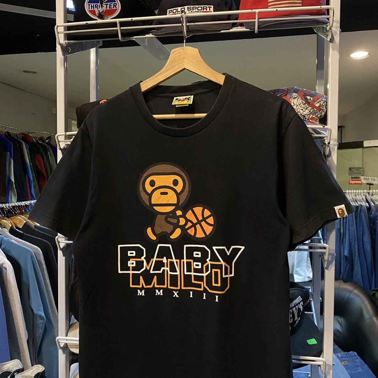Bape Bape OG Baby Milo Basketball Tee Size US M / EU 48-50 / 2 - 3 Thumbnail