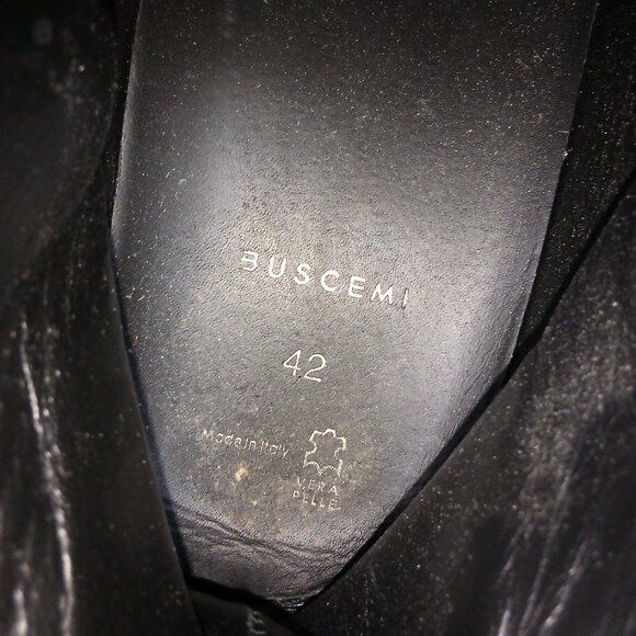 Buscemi Buscemi Shoes Sneakers Black Leather 42 Size US 11 / IT 41 - 6 Thumbnail
