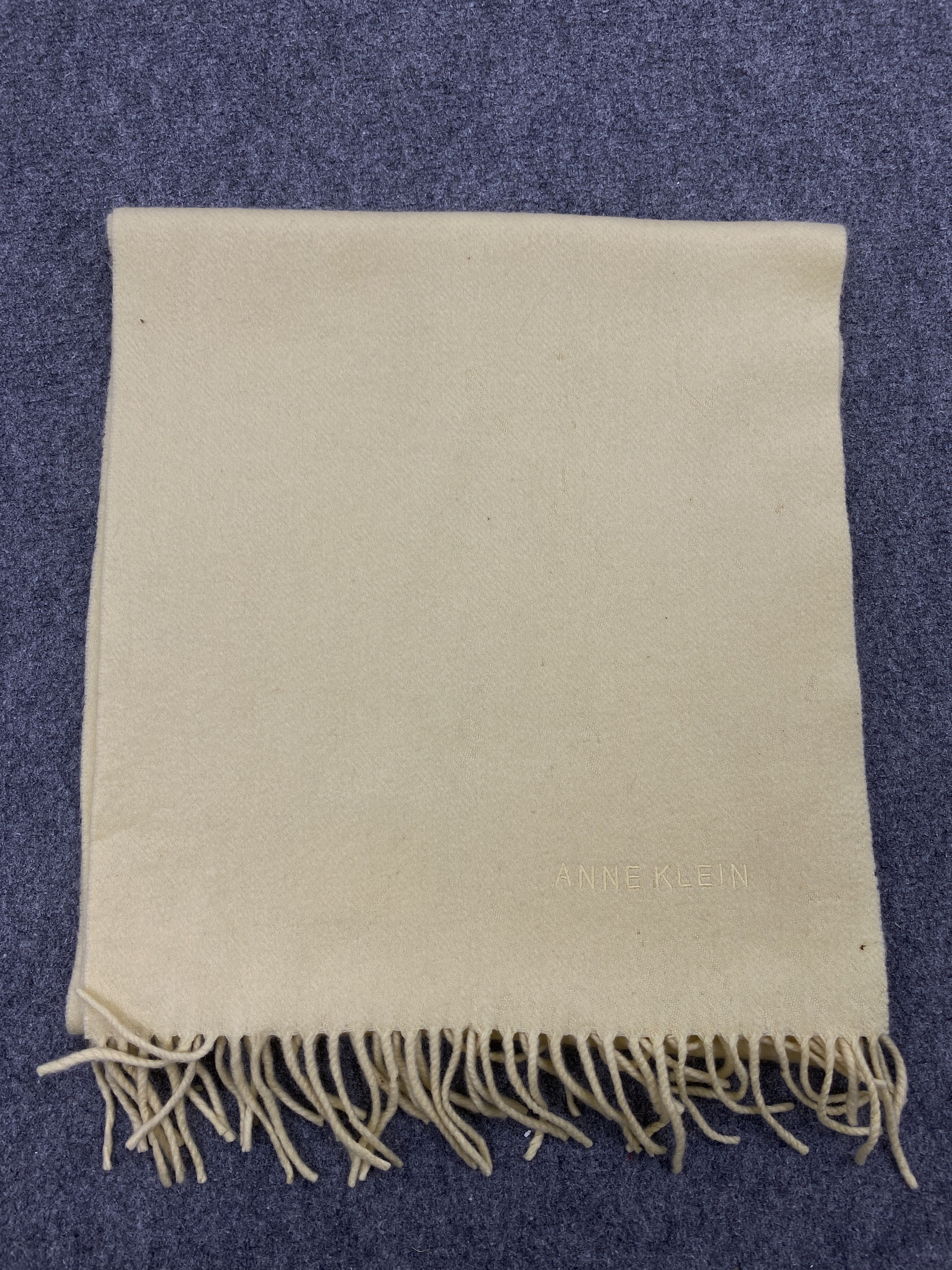 Other Vintage Anne Klein Scarf / Muffler / Neckwear - SC0007 Size ONE SIZE - 2 Thumbnail