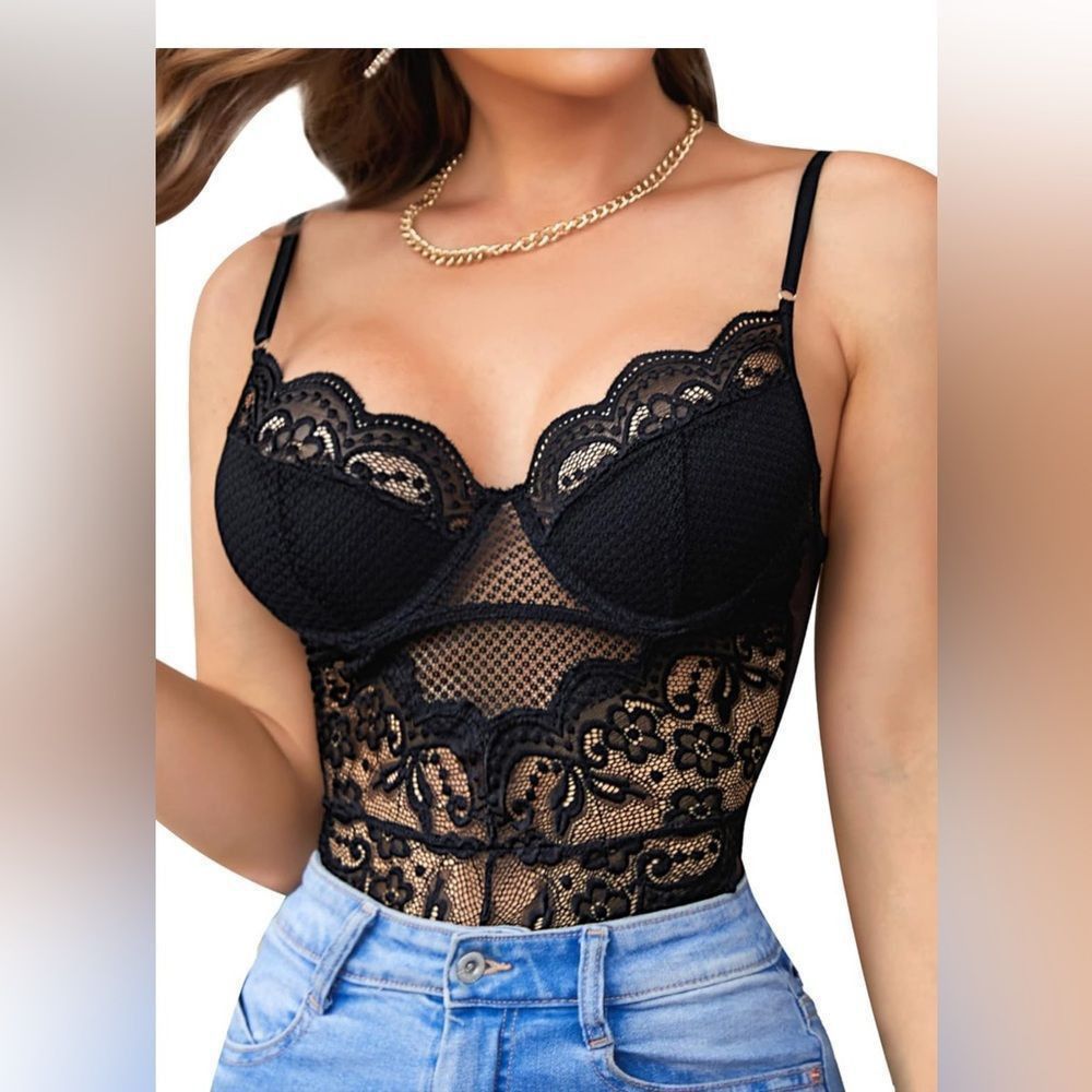 Other POPIV Sexy one piece smashed Teddy lingerie size small Size S / US 4 / IT 40 - 2 Thumbnail