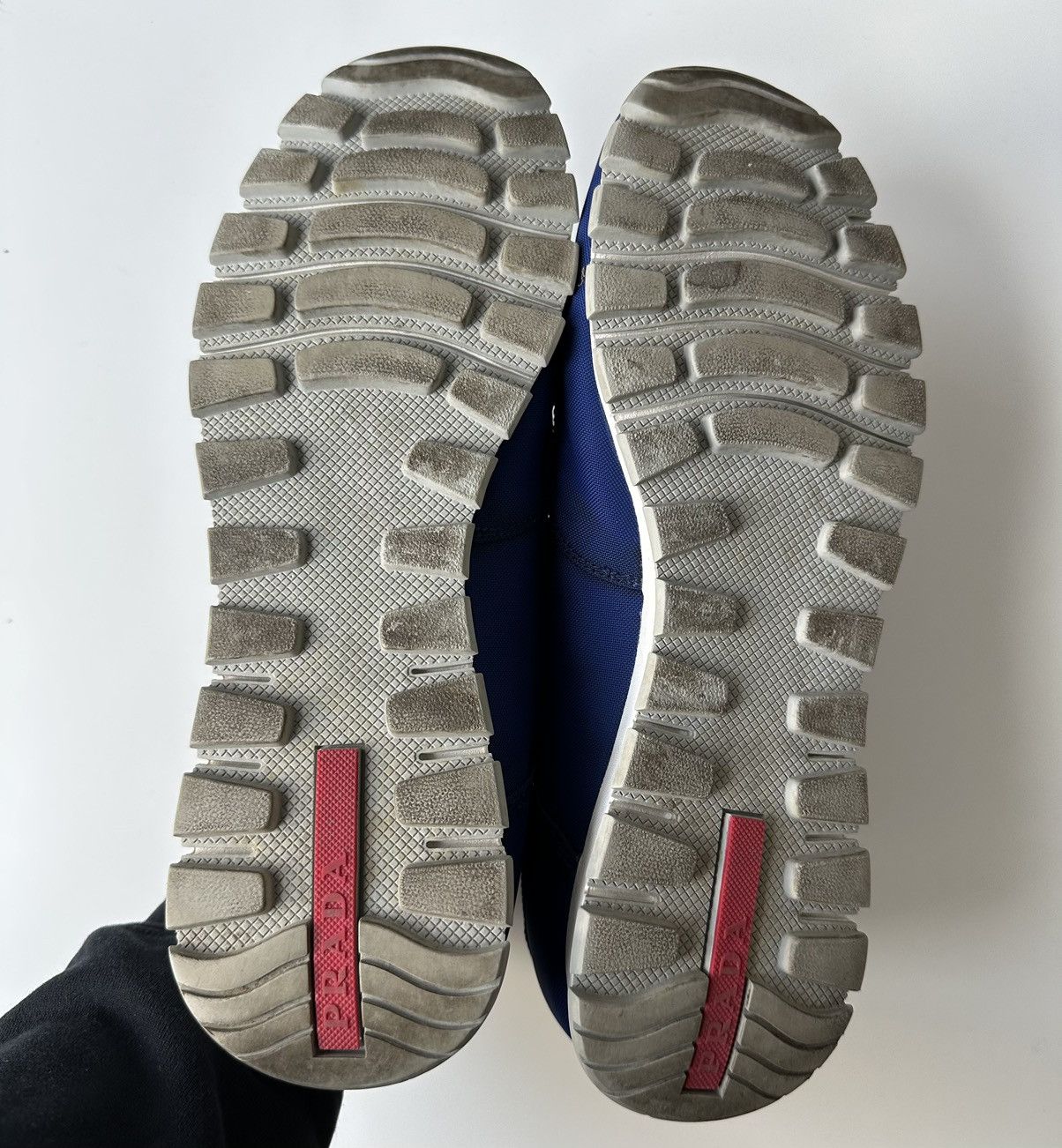 Prada PRADA 4D2805 low top slip on sneakers matchrace fabric Size US 11 / EU 44 - 15 Thumbnail