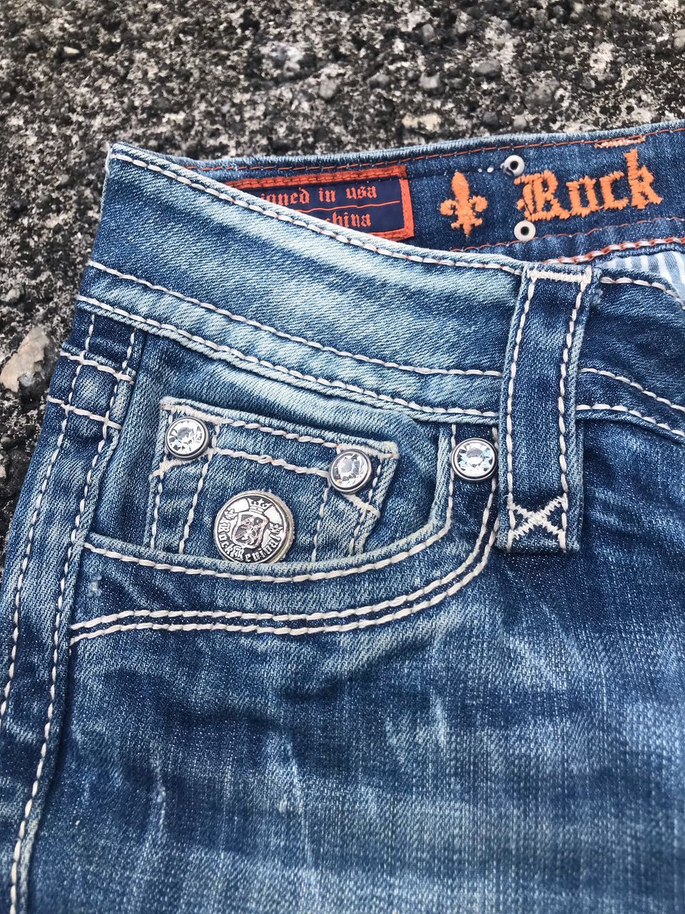 Hysteric Glamour × Le Grande Bleu (L.G.B.) × Rock Revival Y2k Rock Revival distressed flared jeans Size US 28 / EU 44 - 11 Thumbnail
