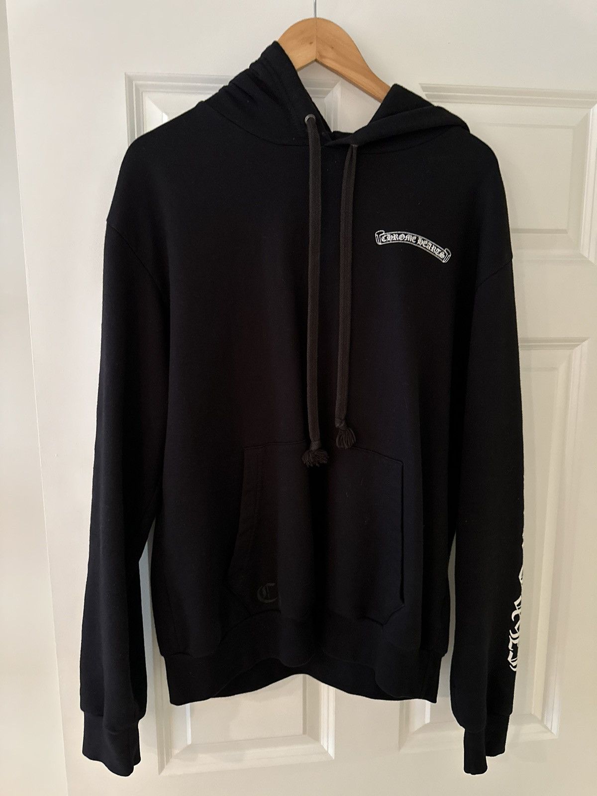 Chrome Hearts Chrome hearts scroll hoodie in black men's medium Size US M / EU 48-50 / 2 - 2 Thumbnail