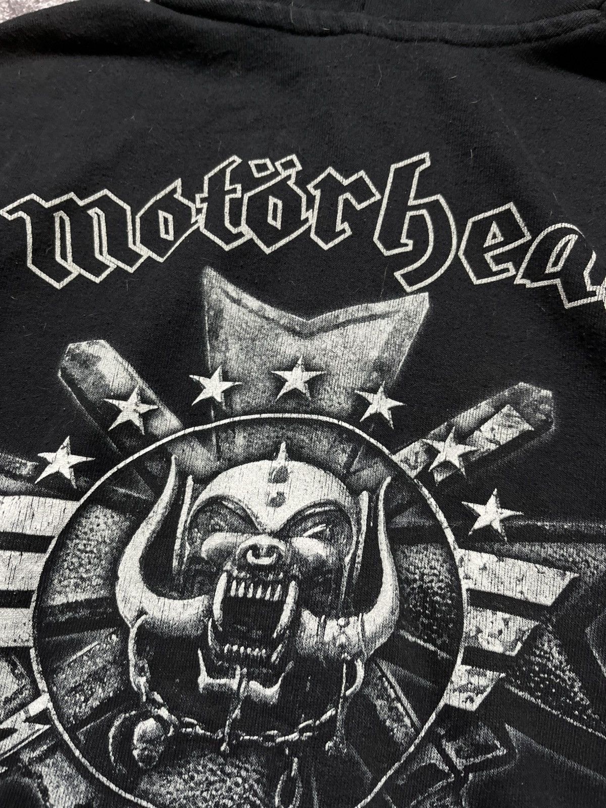 Vintage Vintage MOTORHEAD"Bad Magic"Rock band Faded black Zip Hoodie Size US M / EU 48-50 / 2 - 12 Thumbnail