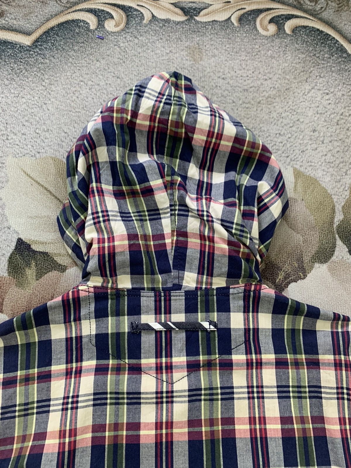 J. Press Vtg Nice Checkered J.Press Jacket Hooded Ideal Zipper Size US L / EU 52-54 / 3 - 10 Thumbnail