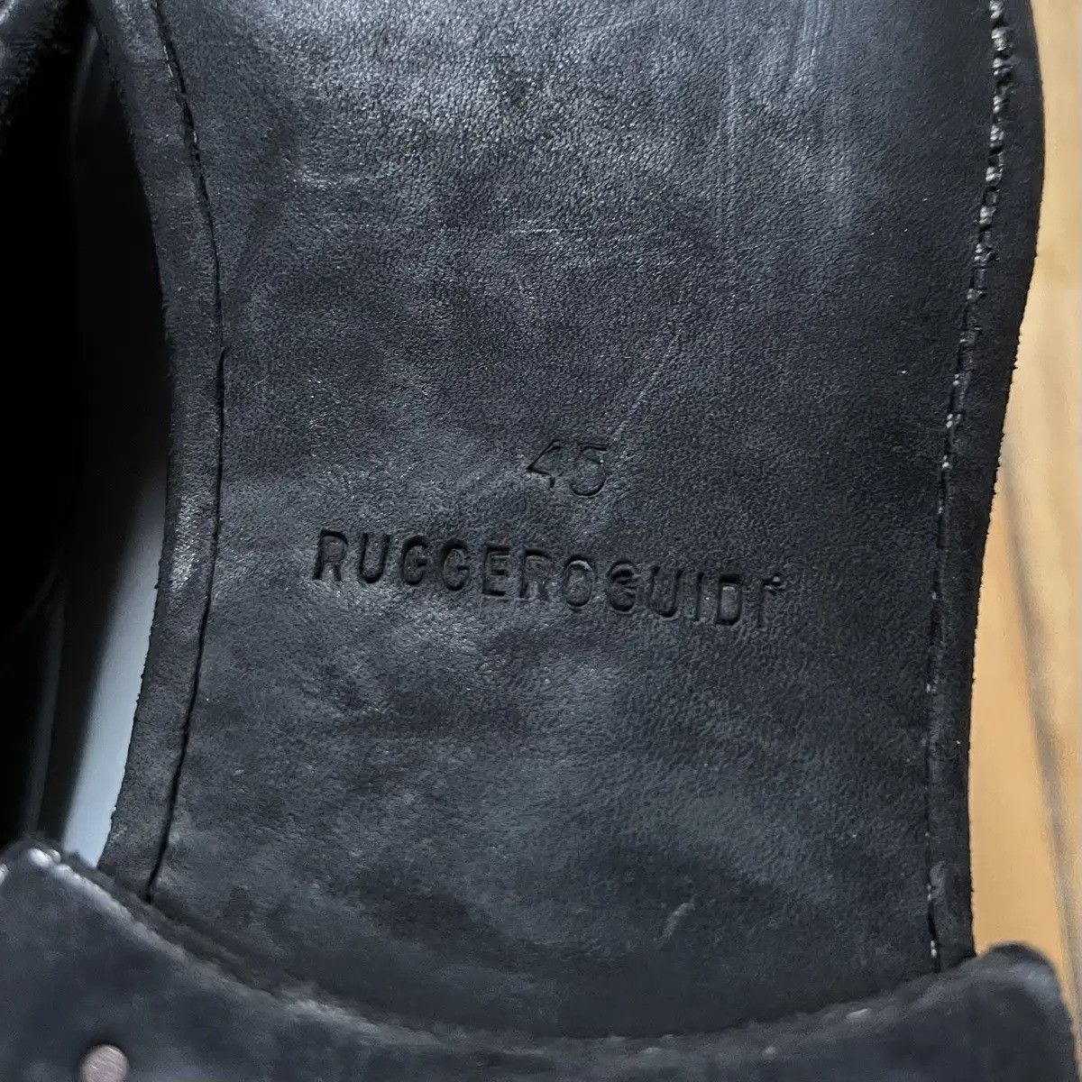 Guidi Guidi 992x Black Horse Full Grain Leather Derby Size US 12 / EU 45 - 6 Thumbnail