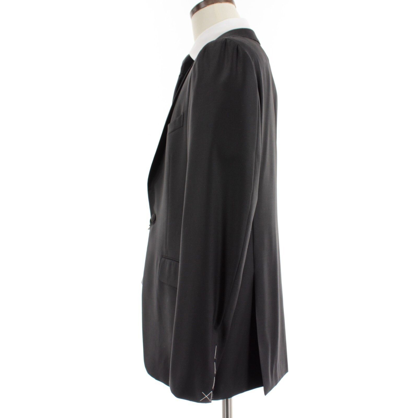 Boglioli Boglioli NWT Wool Two Piece Tuxedo Satin Peak Lapel Size 54R Size 44R - 8 Thumbnail