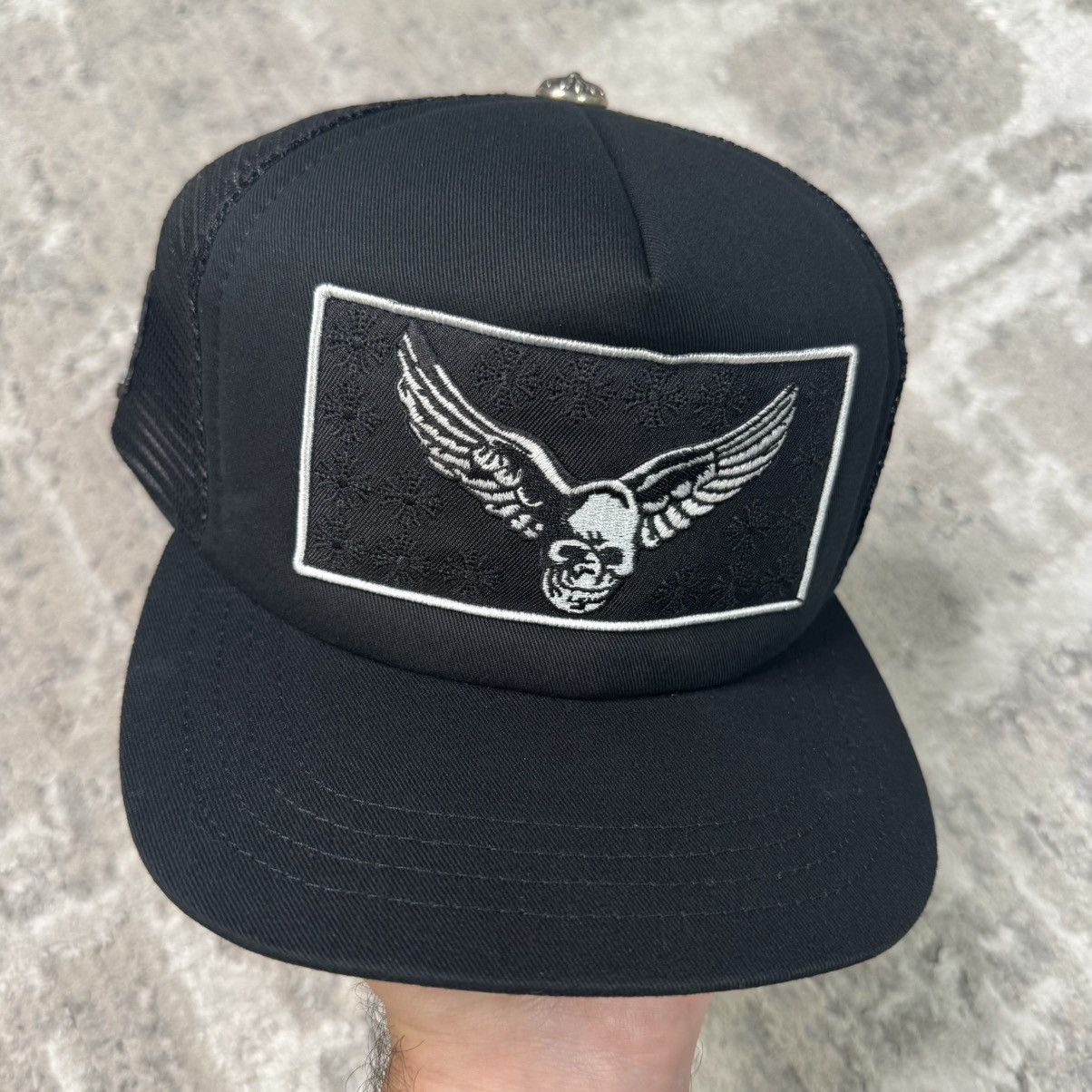 Chrome Hearts Young blood trucker hat Size ONE SIZE - 4 Thumbnail