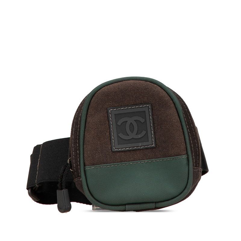 Chanel Chanel Chanel Sports Line Coco Mark Canvas Arm Pouch Canvas Other Size ONE SIZE - 1 Thumbnail