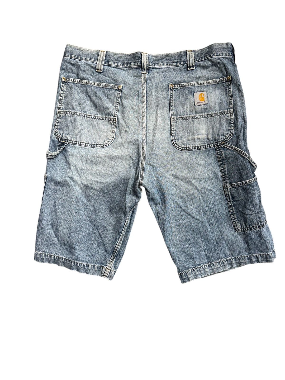 Carhartt BEAUTIFUL WASH Carhartt Dungaree Bermuda Jorts Size US 36 / EU 52 - 1 Thumbnail