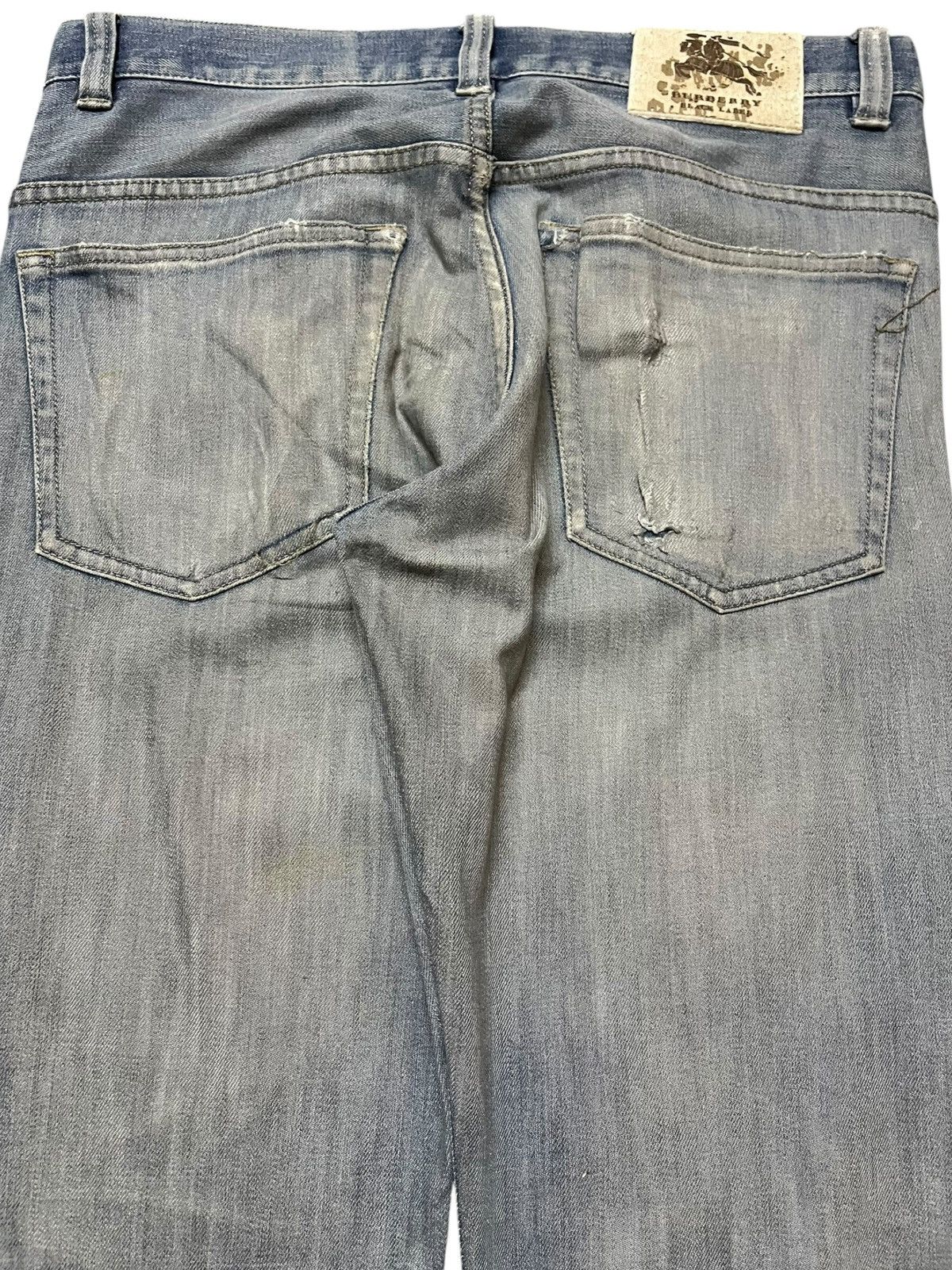 Burberry Vintage Burberry Slim Fit Honeycomb Denim Size US 31 - 7 Thumbnail
