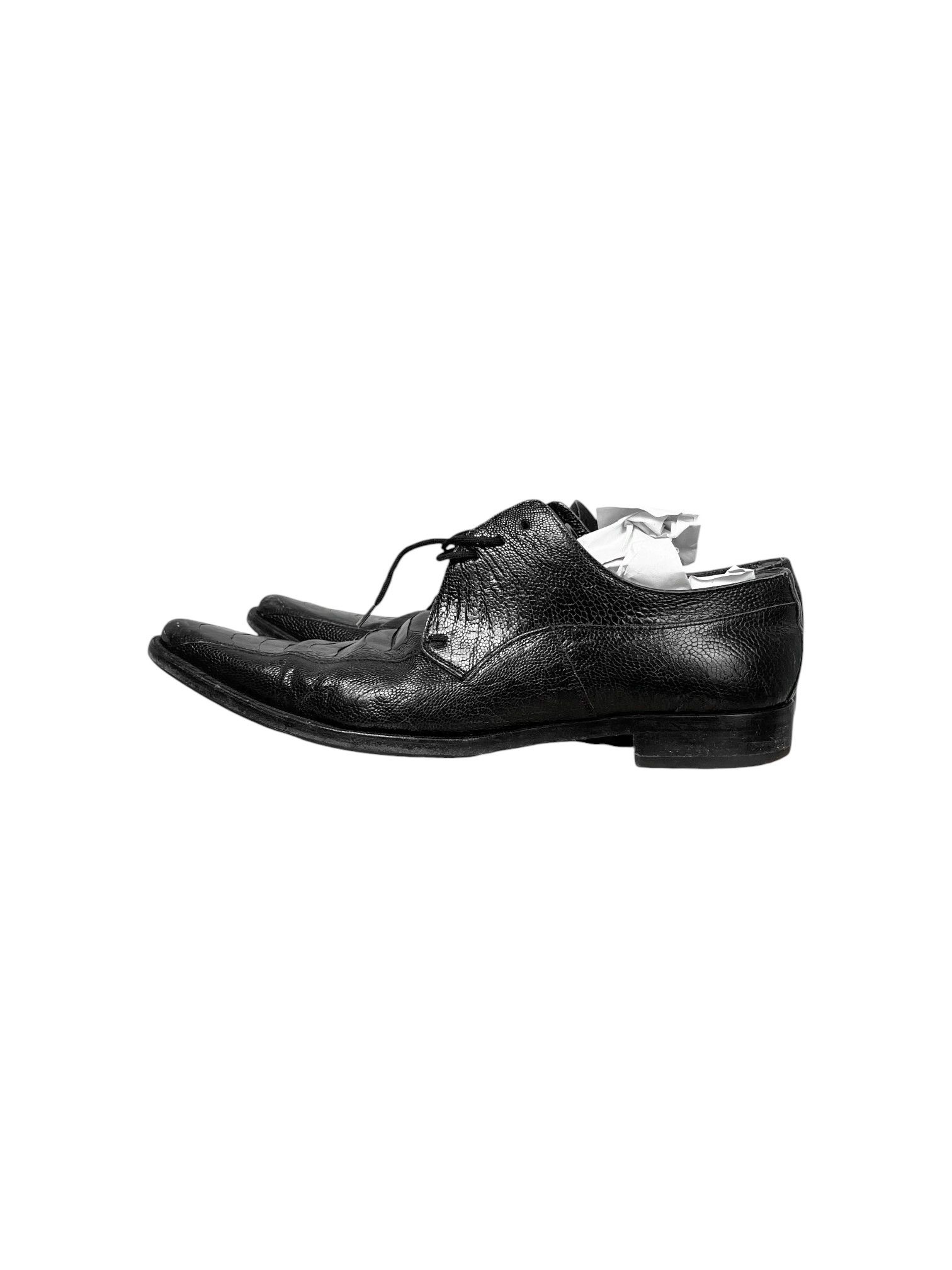 Dolce & Gabbana Dolce&Gabbana 2000's Crocodile Embossed Leather Shoes Size US 7.5 / EU 40-41 - 2 Thumbnail
