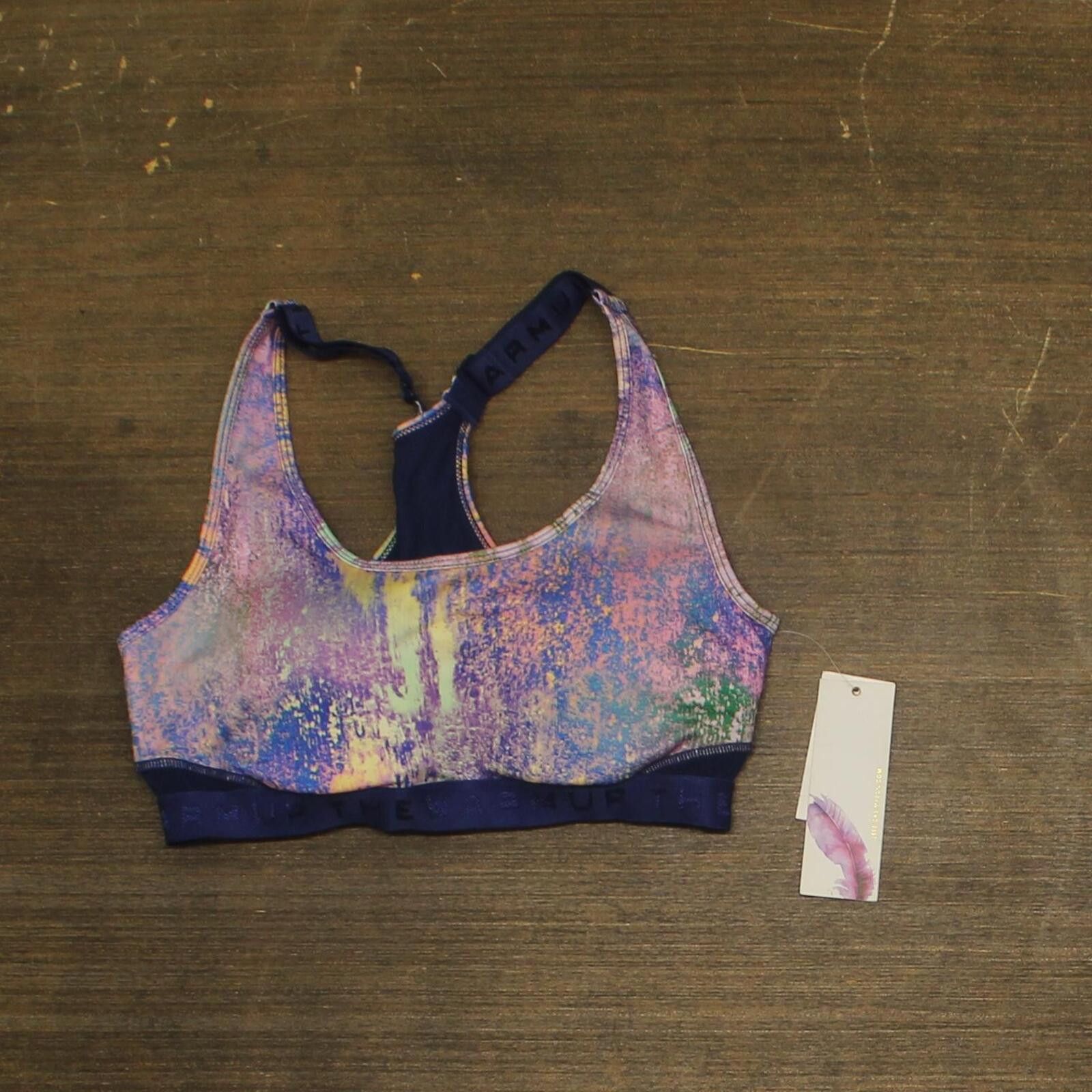 Other Nwt Jessica Simpson Juniors Sports Bra Marble Neon Purple S Size ONE SIZE - 1 Thumbnail