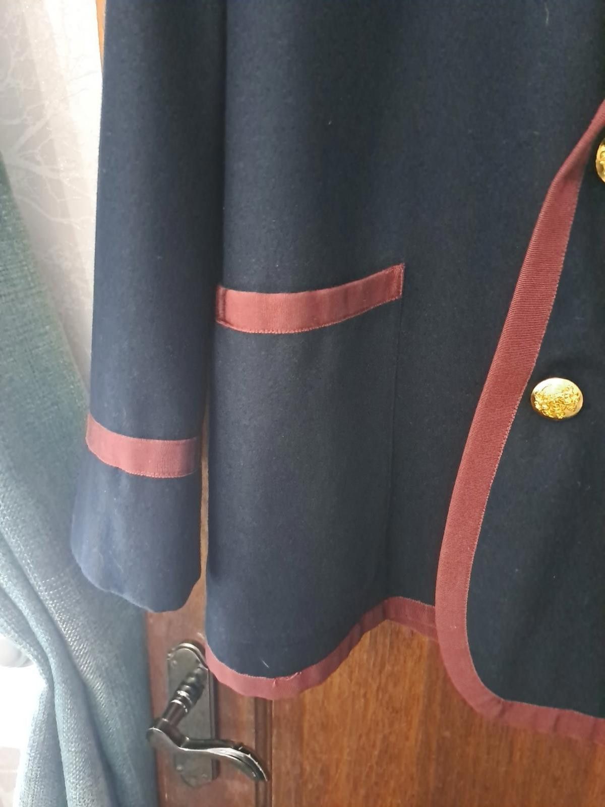 Polo Ralph Lauren Vintage Ralph Lauren 80s Wool Crest Blazer Made USA Size 12 Size M / US 6-8 / IT 42-44 - 8 Thumbnail