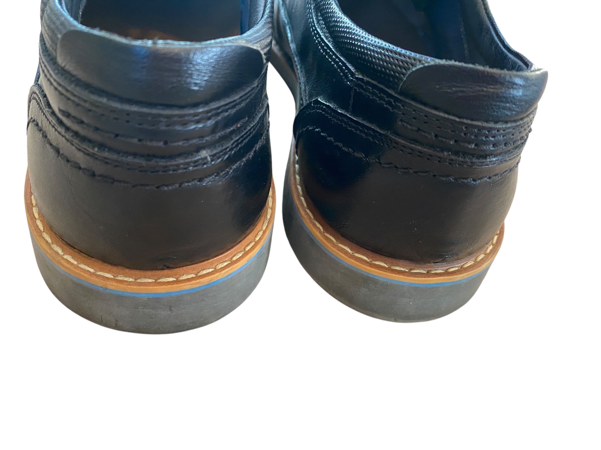 Steve Madden Steve Madden Leather Black Shoes Size US 11 / EU 44 - 5 Thumbnail