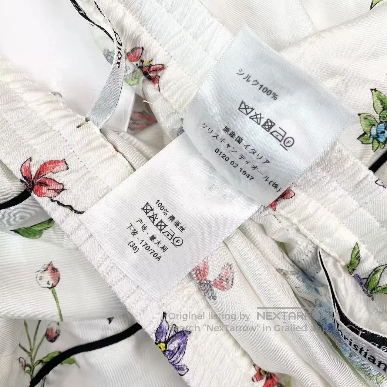 Dior Dior floral silk shorts| Size 25" / US 0 / IT 36 - 5 Thumbnail