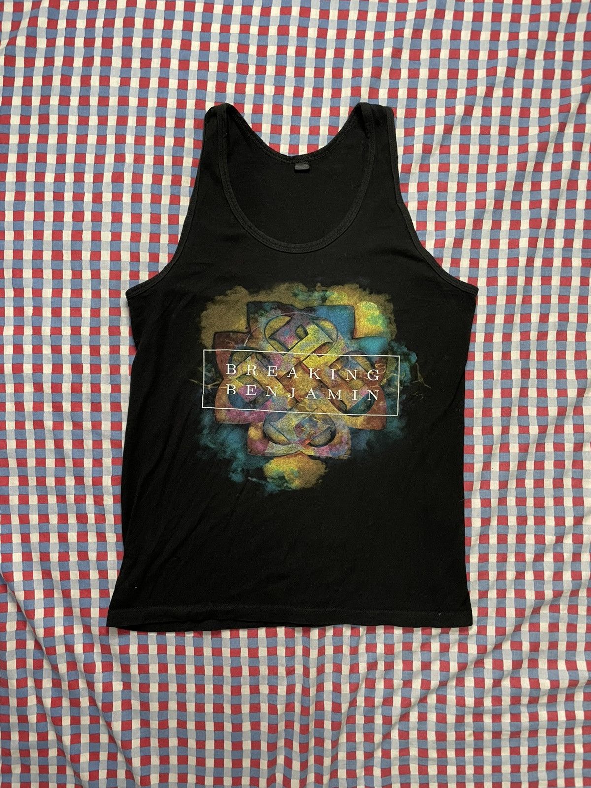 Tultex Vintage 2010s Breaking Benjamin Tank top Size US M / EU 48-50 / 2 - 1 Thumbnail