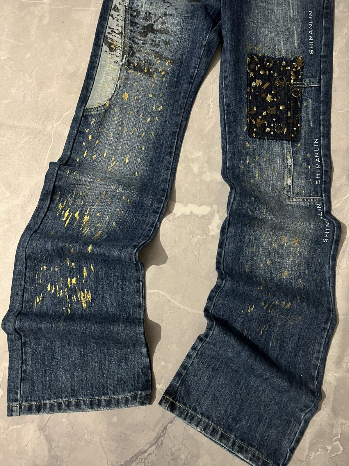 Japanese Brand Archive Flared Designer / Gothic Vibe Avan / Vintage Retro Size US 32 / EU 48 - 7 Thumbnail