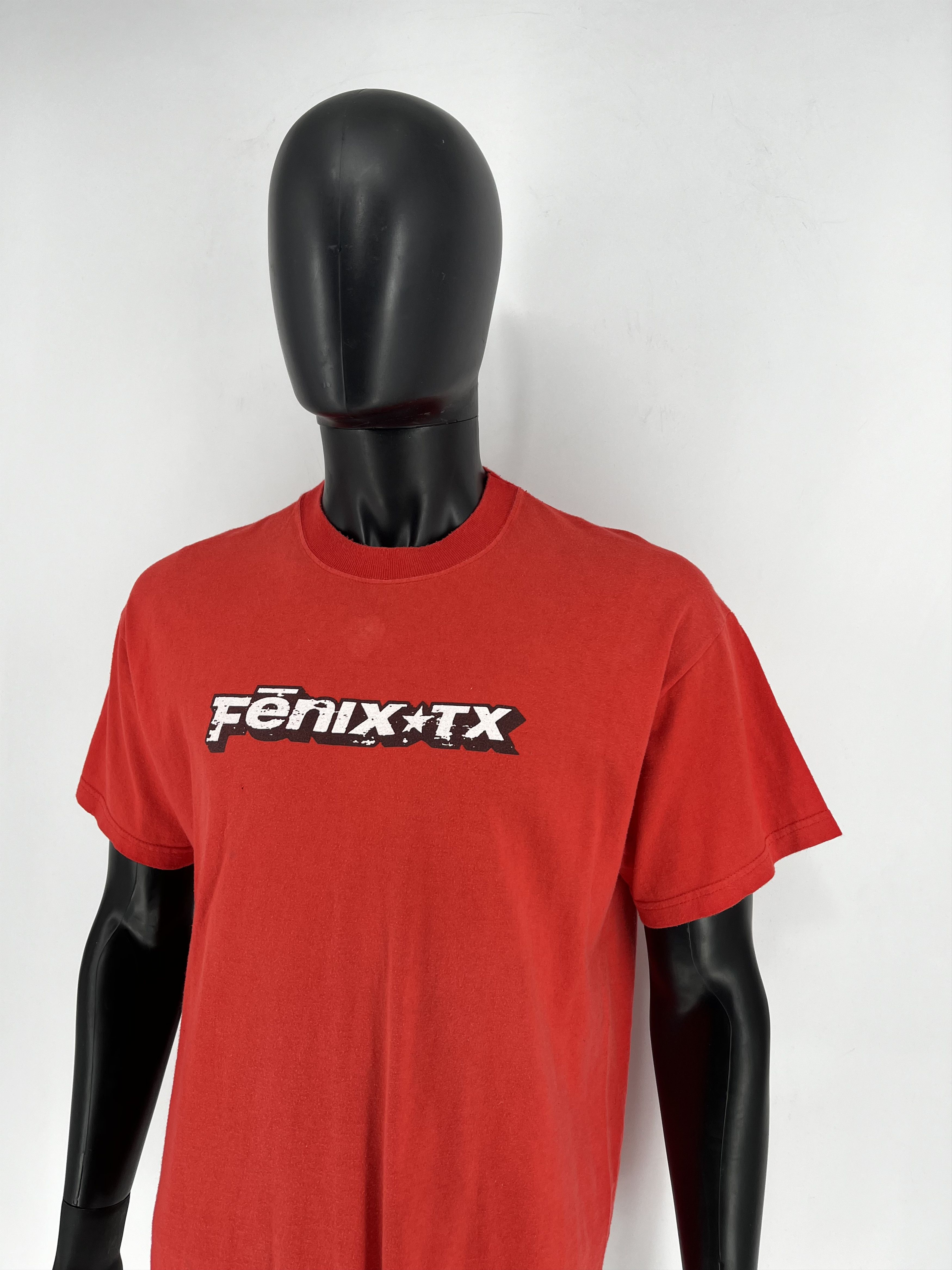 Vintage Vintage Y2K Red Fenix TX Punk Pop Band Skater Tee Screen L Size US L / EU 52-54 / 3 - 4 Thumbnail