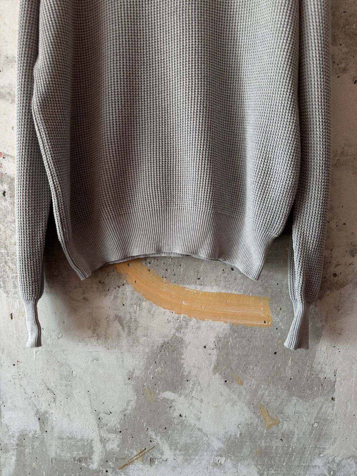 Allsaints Classic Allsaints Trias Crew Cotton Knitted Gray Sweater Size US M / EU 48-50 / 2 - 3 Thumbnail
