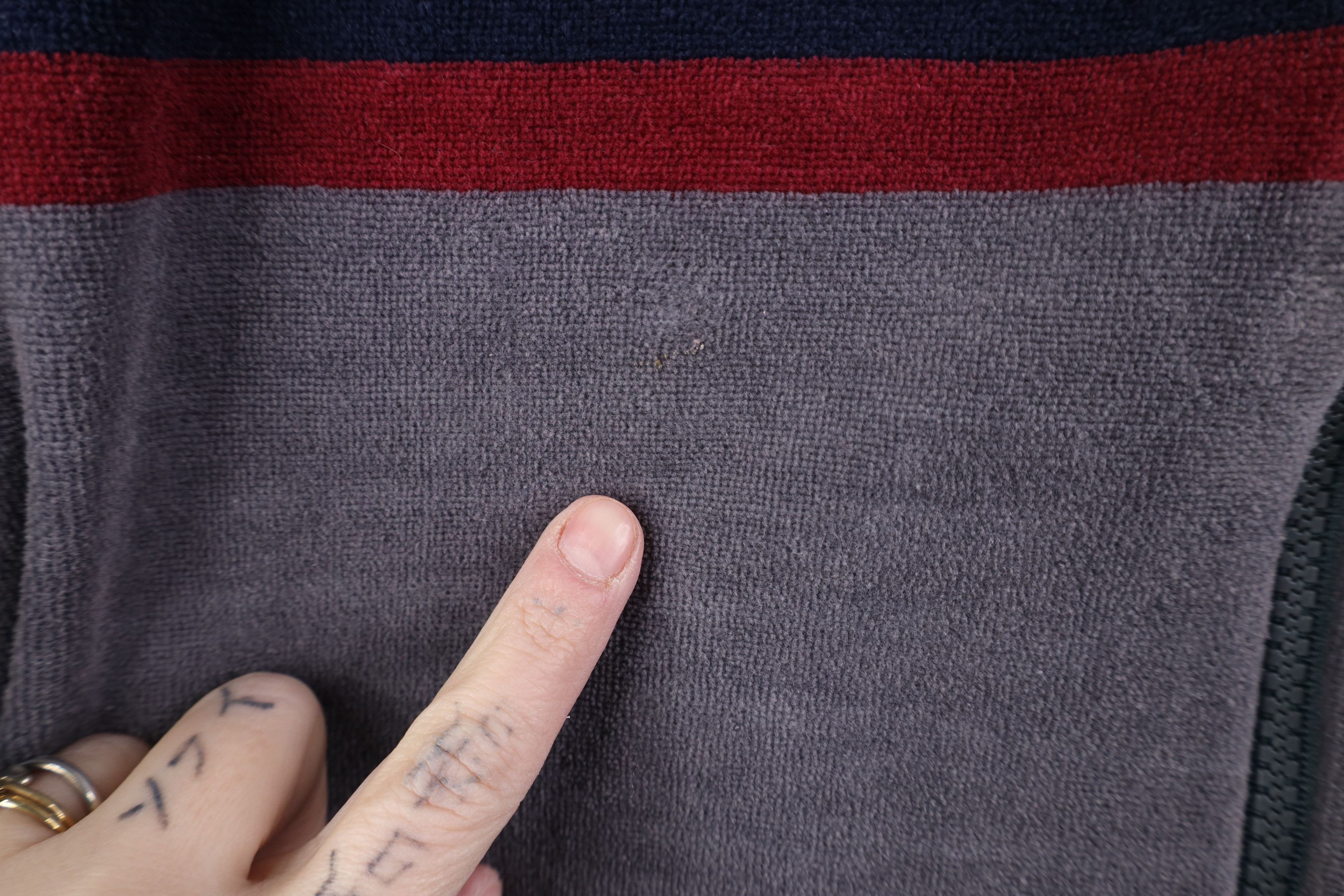 Vintage Vintage 70s Streetwear Boxy Fit Velour Track Jacket USA Size US XL / EU 56 / 4 - 4 Thumbnail