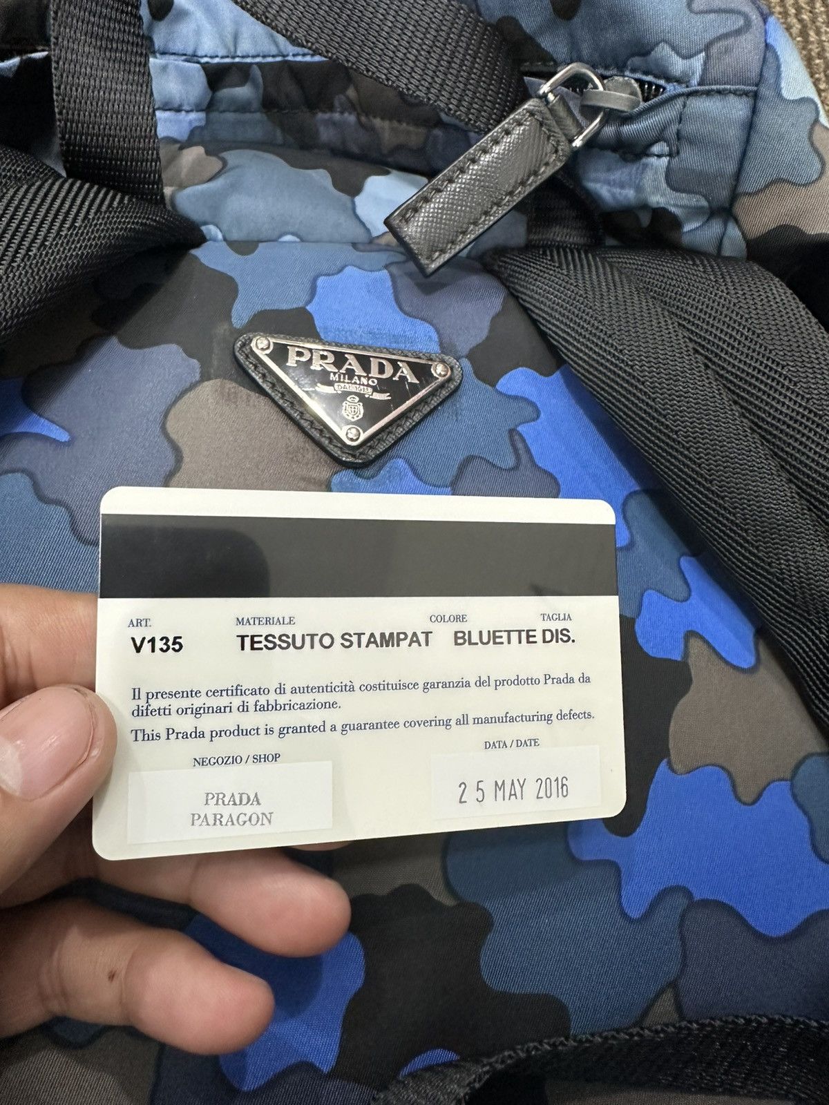 Prada Prada nylon camouflage backpack Size ONE SIZE - 21 Thumbnail