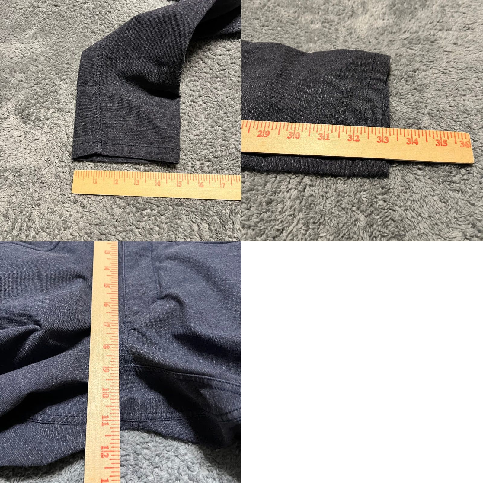 Lululemon Lululemon Pants Mens 30 ABC Skinny Tech Canvas Heathered Blue M5992S Mens Regular 30 Inseam 33 Blue Pants Size US 30 / EU 46 - 8 Thumbnail