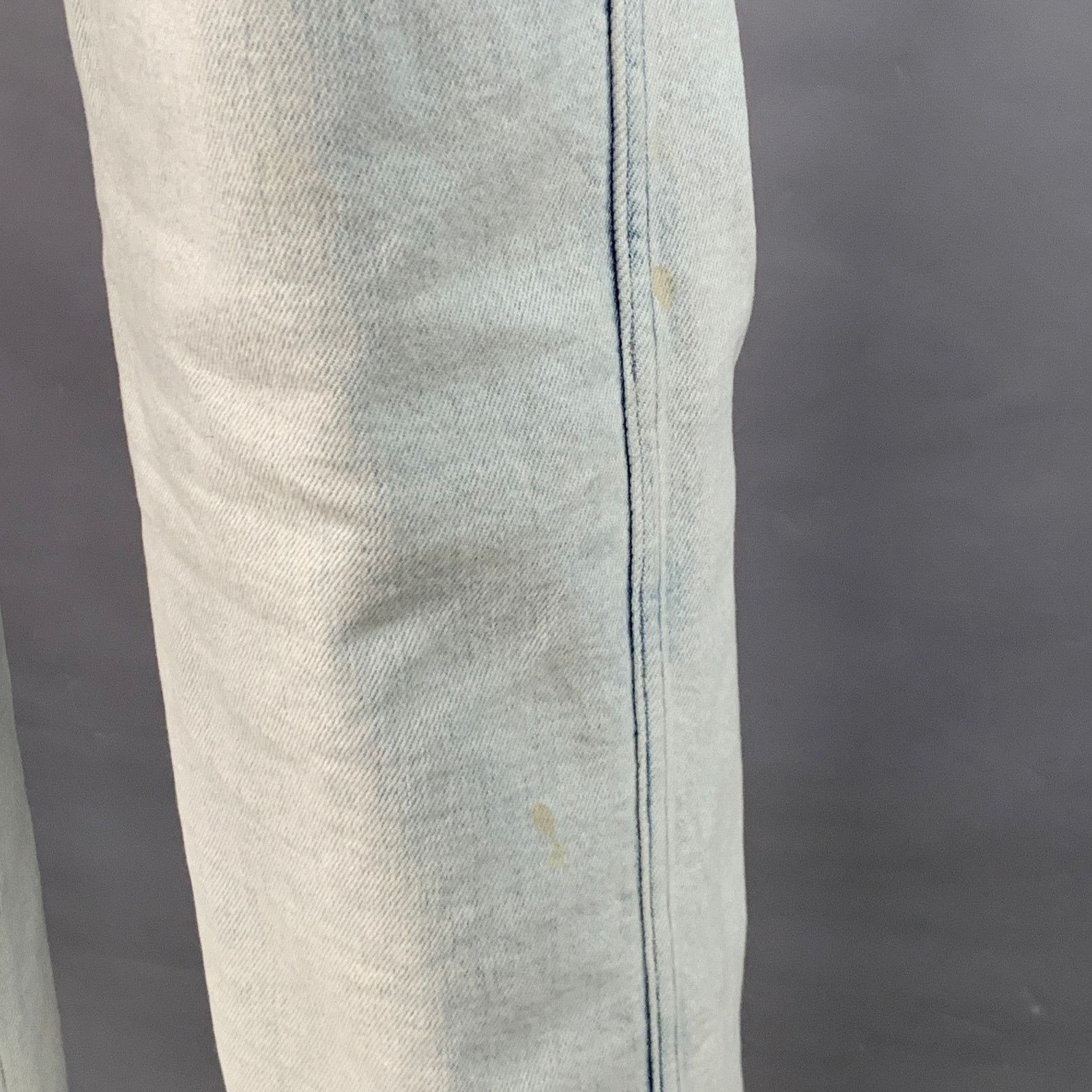 RE/DONE 26 90s High Rise Loose Blue Cotton Blend Button Fly Jeans Size 26" / US 2 / IT 38 - 6 Thumbnail