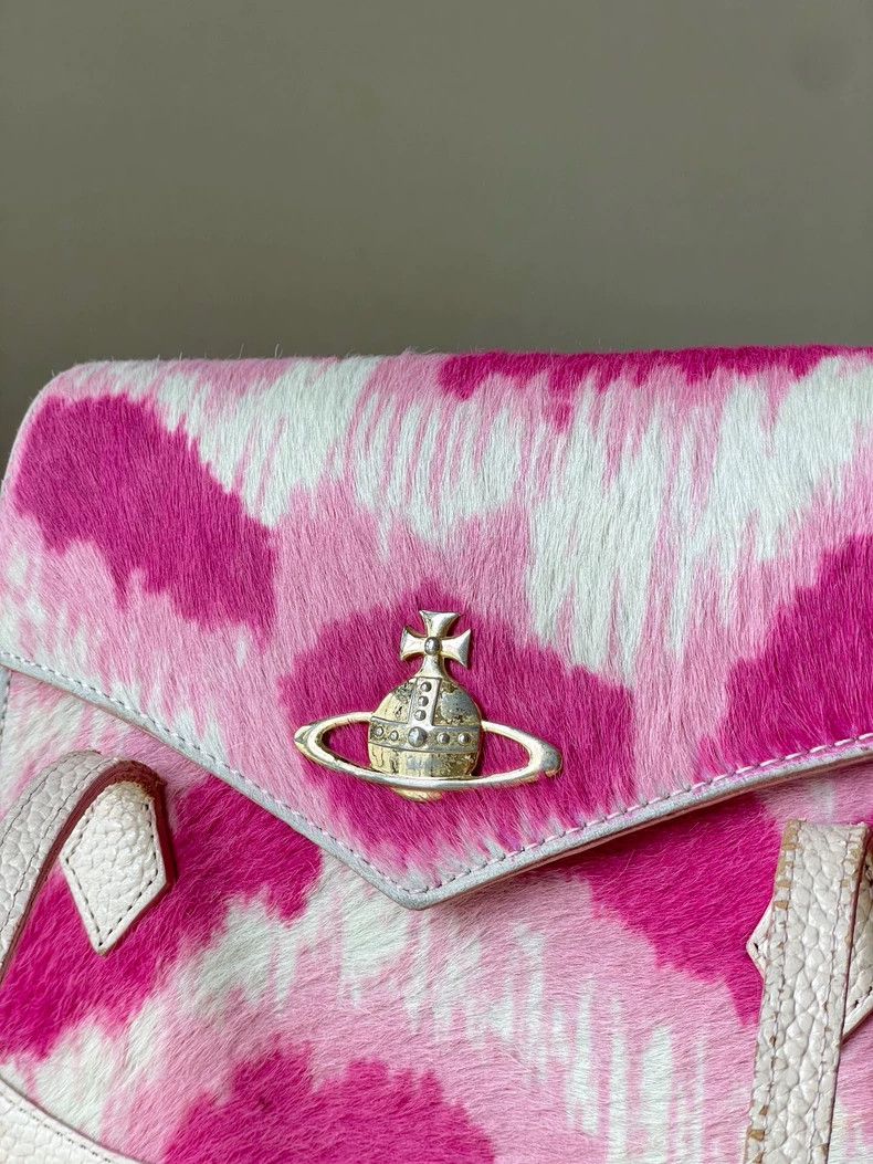 Vivienne Westwood Vivienne Westwood size os Pink leopard print horsehair hand Size ONE SIZE - 7 Thumbnail