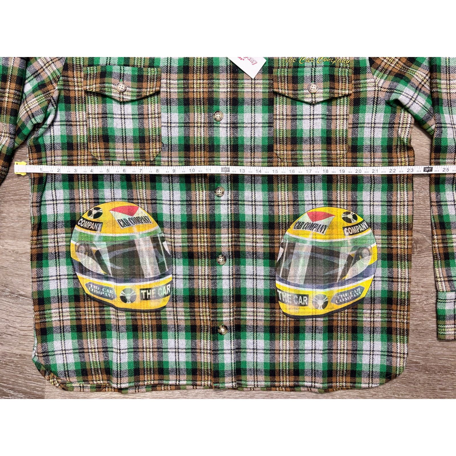 Other NWT Men's Small Brown & Green Flannel by The Car Company Size US S / EU 44-46 / 1 - 3 Thumbnail