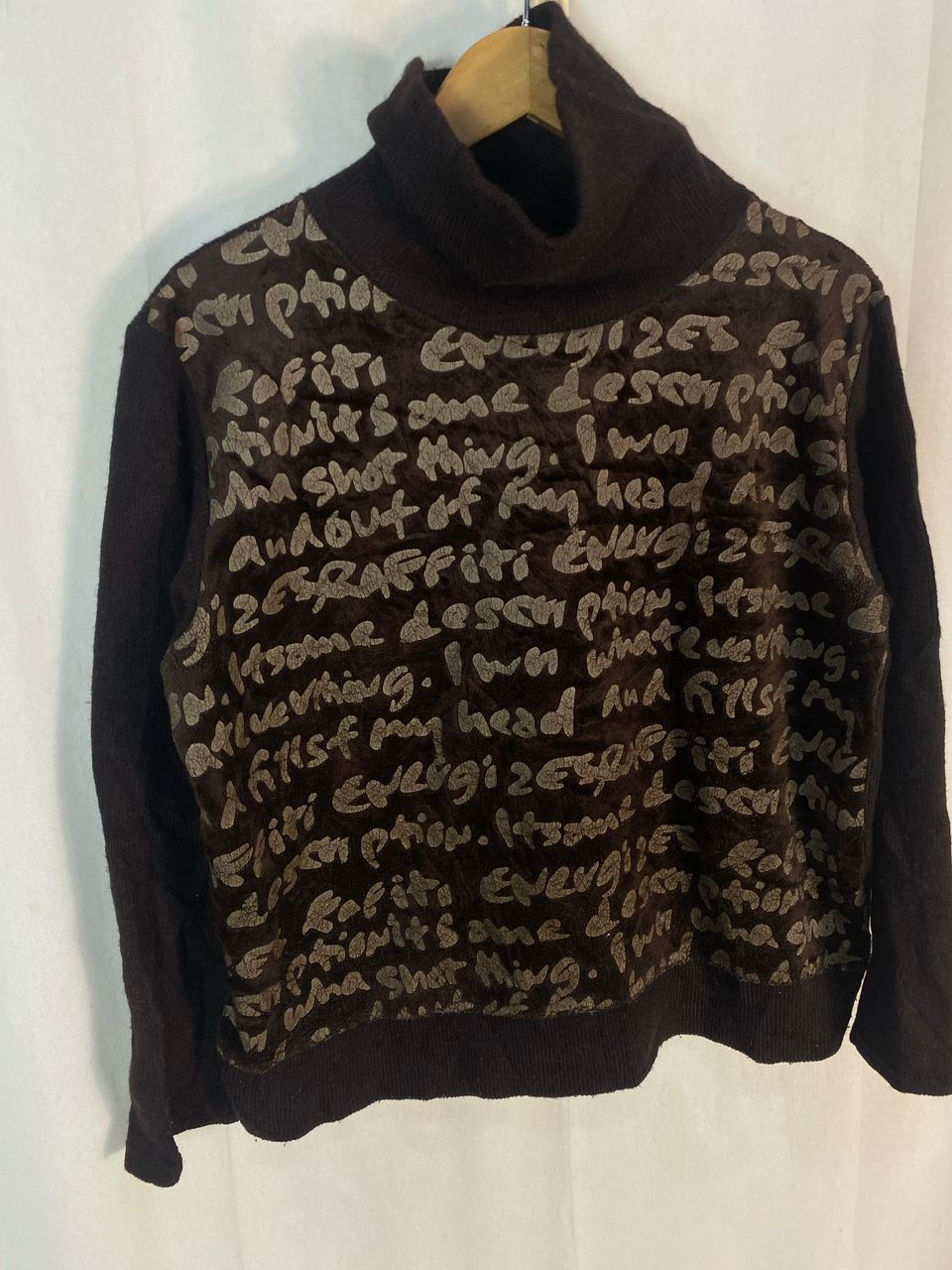 Japanese Brand Private fashion land turtleneck knit sweater Size M / US 6-8 / IT 42-44 - 2 Thumbnail