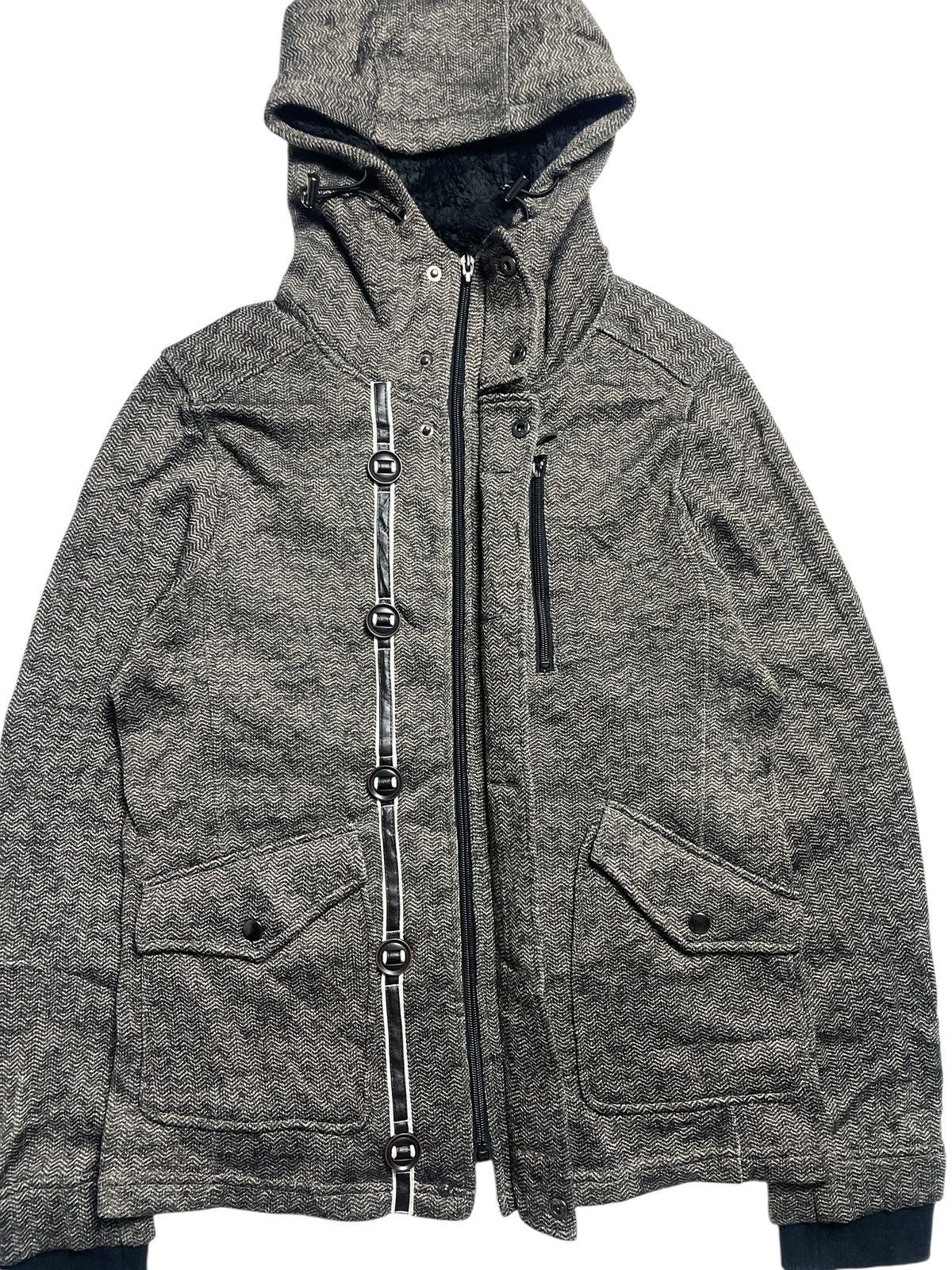 14th Addiction 2000’s Thruxton - Vkei Style Wool Jacket Size US M / EU 48-50 / 2 - 3 Thumbnail