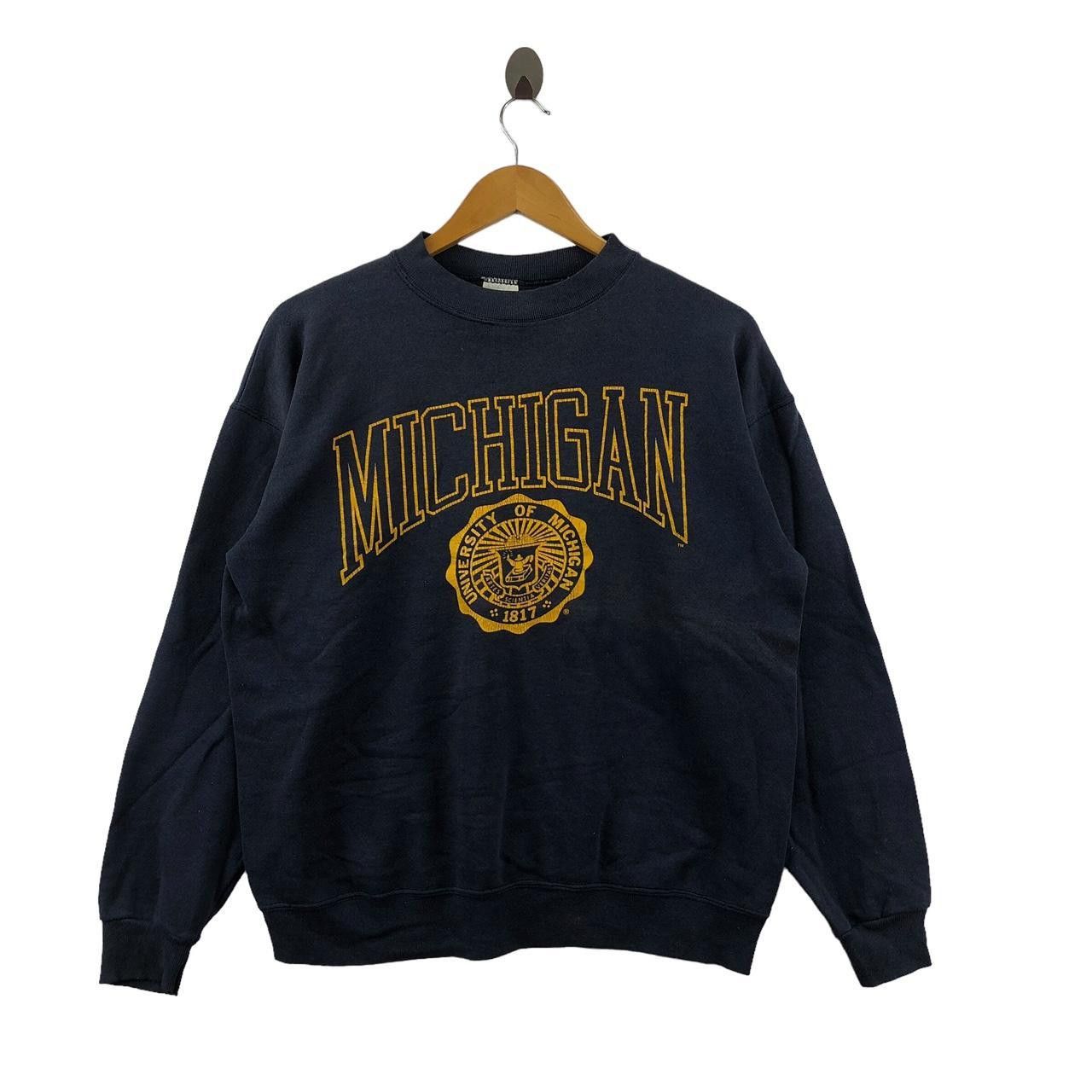 Vintage Vintage UNIVERSITY OF MICHIGAN Alma Mater Sweatshirt Size M / US 6-8 / IT 42-44 - 1 Thumbnail