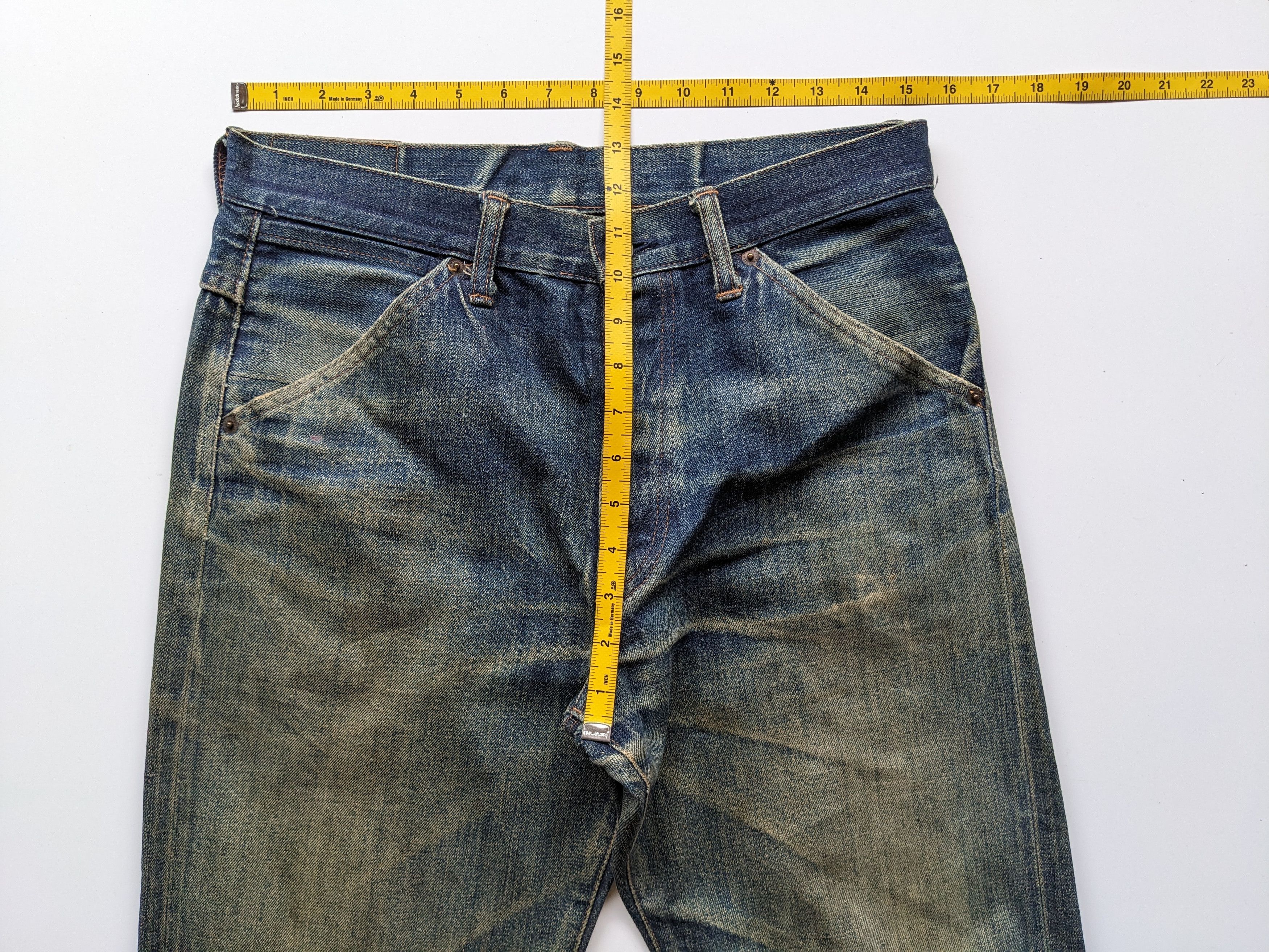 If Six Was Nine × Japanese Brand Vintage 1997 Virus denim mud wash selvedge Size US 31 - 6 Thumbnail