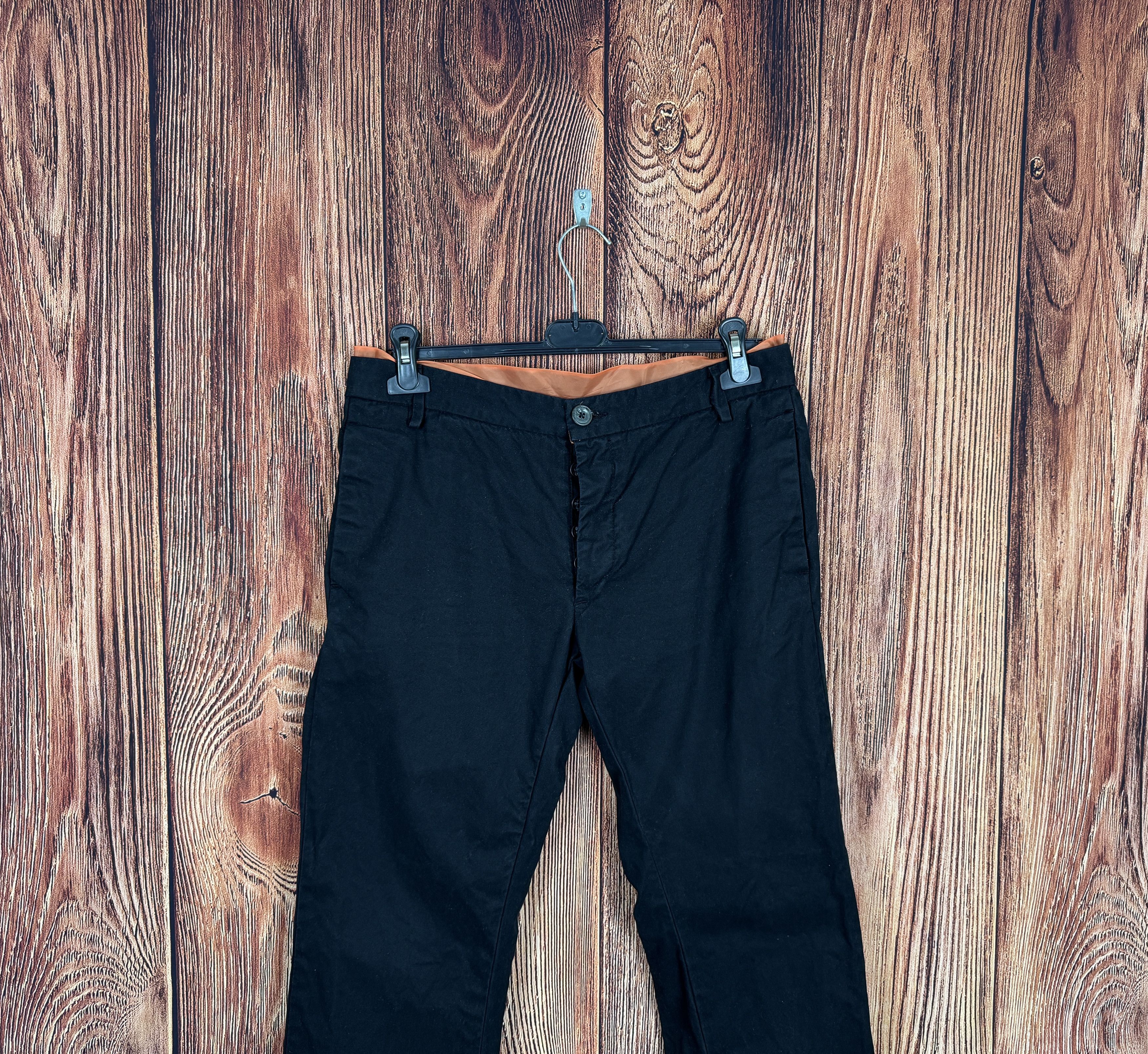 Acne Studios ACNE Guy Black Chino Casual Pant W33 L32 Size US 33 - 2 Thumbnail